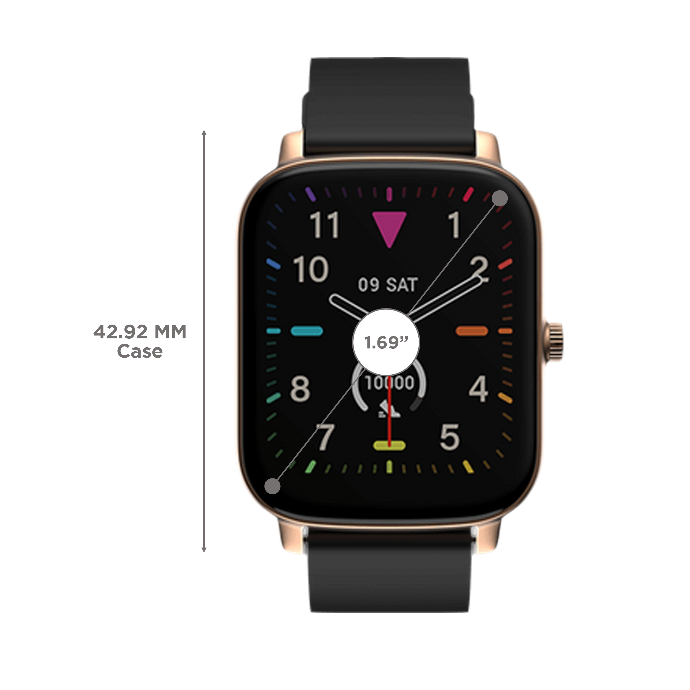 noise ColorFit Icon Buzz Smartwatch with Bluetooth Calling (42.92mm TFT LCD Display, IP67 Water Resistant, Black Strap)_3