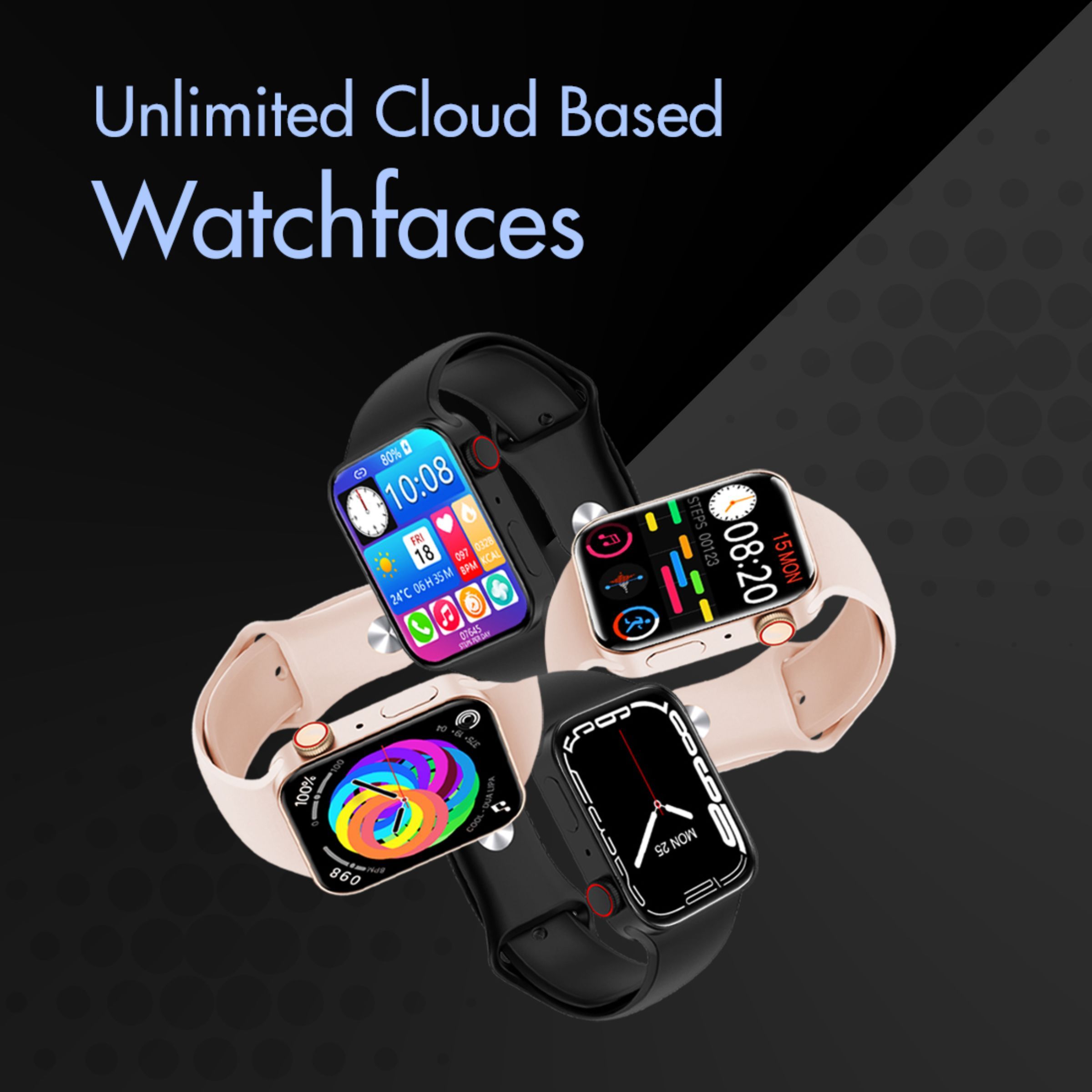I KALL W3 Smartwatch with Bluetooth Calling (43.68mm HD Display, IP67 Waterproof, Gold Strap)_4