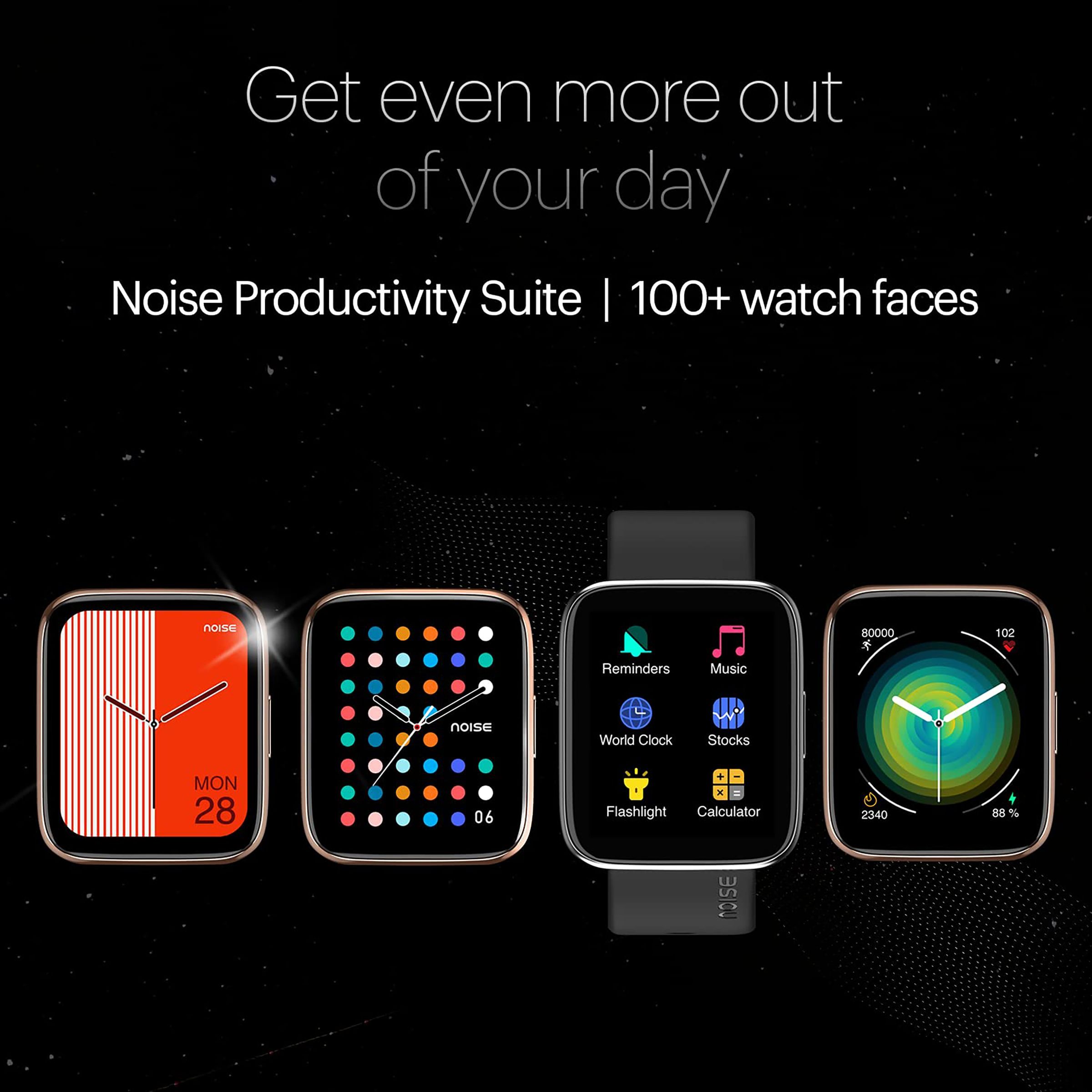 noise ColorFit Ultra 2 Smartwatch with Activity Tracker (45.2mm AMOLED Display, IP68 Water Resistant, Jet Black Strap)_8