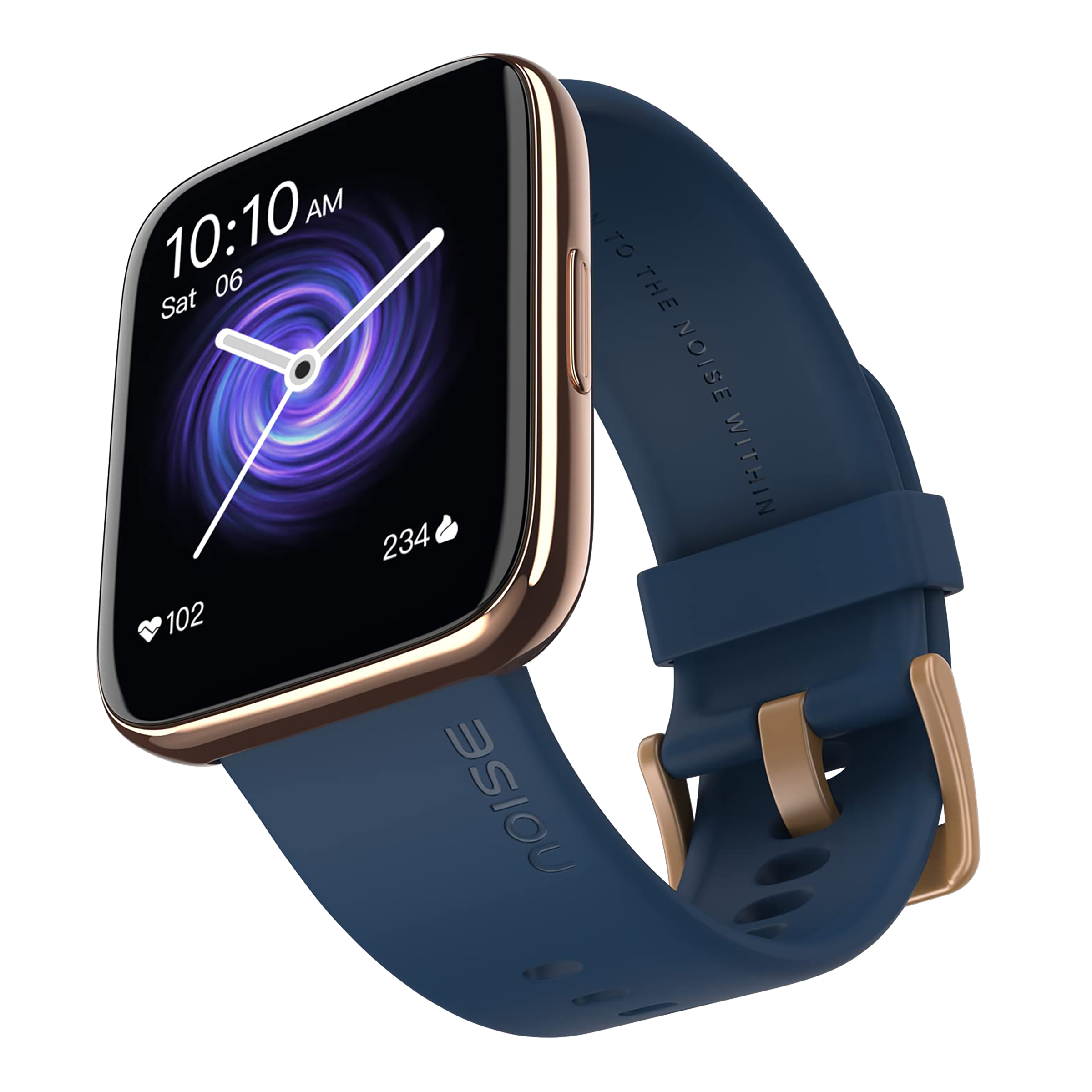 noise ColorFit Ultra 2 Smartwatch with Activity Tracker (45.2mm AMOLED Display, IP68 Water Resistant, Navy Gold Strap)_9