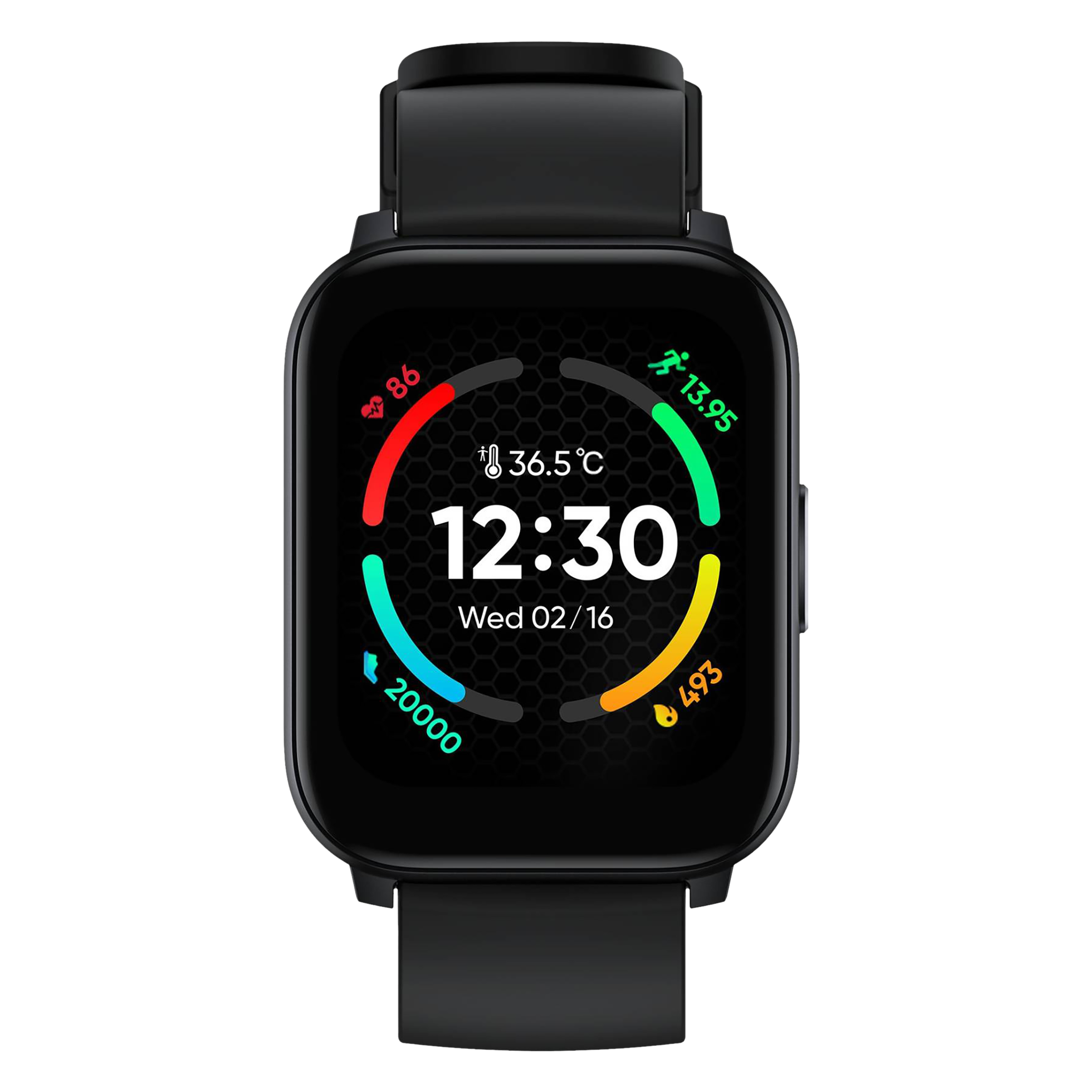 realme TechLife Watch S100 Smartwatch with Activity Tracker (43mm TFT Display, IP68 Water Resistant, Black Strap)_1