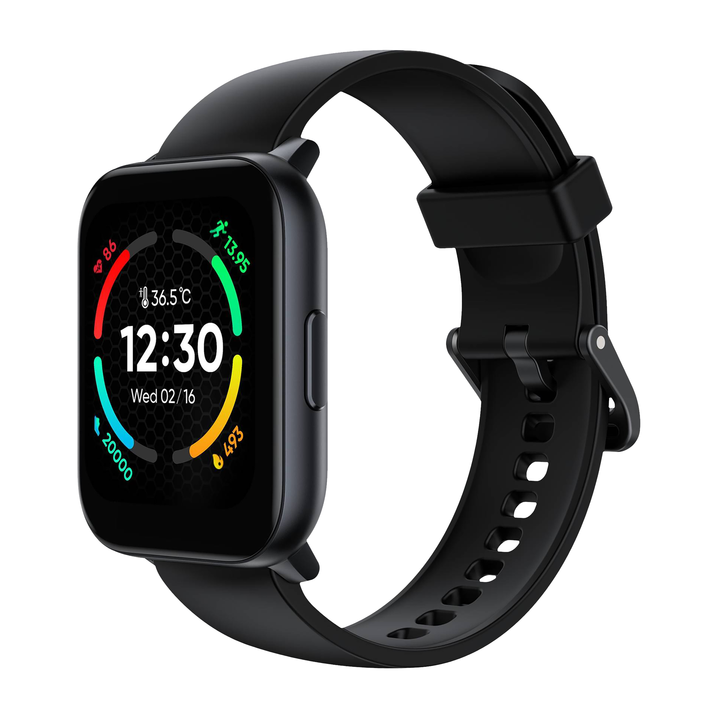 realme TechLife Watch S100 Smartwatch with Activity Tracker (43mm TFT Display, IP68 Water Resistant, Black Strap)_4