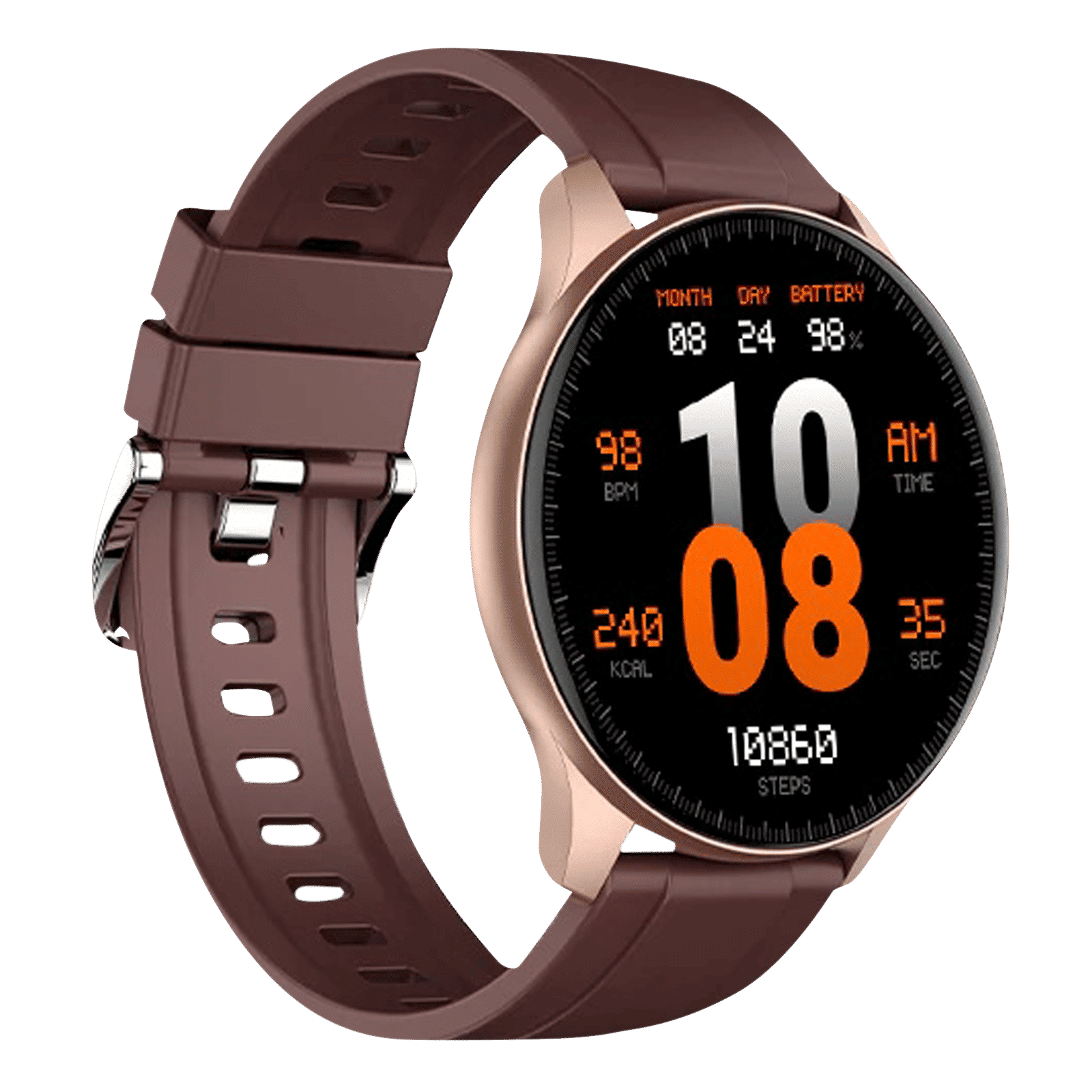 FIRE-BOLTT Invincible BSW020 Smartwatch with Bluetooth Calling (35.3mm AMOLED Display, IP67 Water Resistant, Brown Strap) FIRE-BOLTT Invincible BSW020 Smartwatch with Bluetooth Calling (35.3mm AMOLED Display, IP67 Water Resistant, Brown Strap)_5