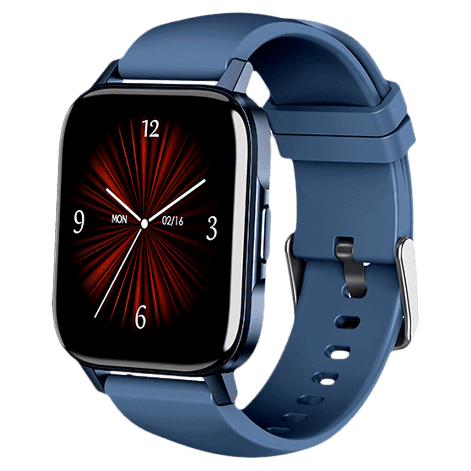 in base Urban Fit X Smartwatch with Activity Tracker (42.9mm LCD Display, IP68 Water Resistant, Blue Strap)_4