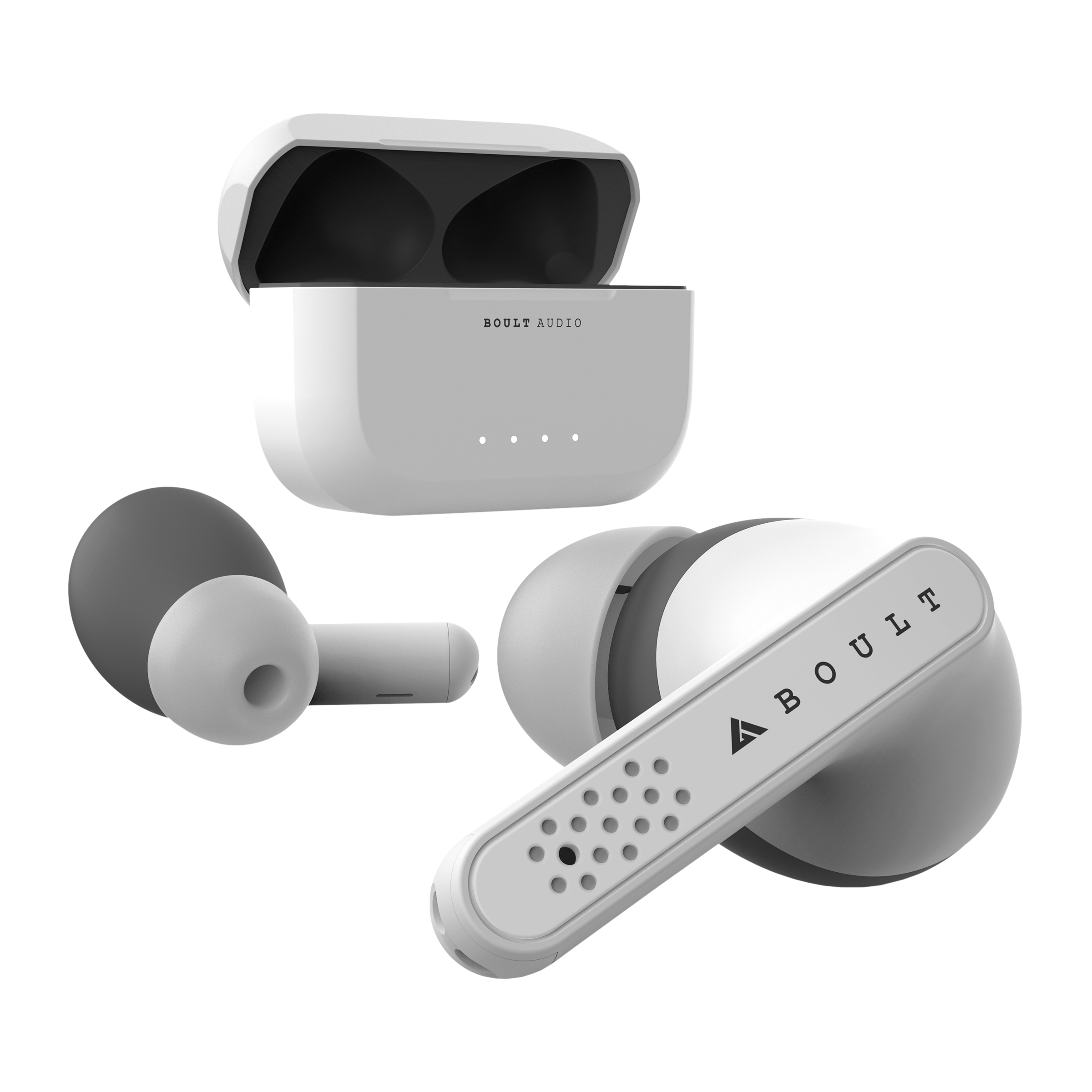 GOBOULT AirBass GearPods BA-RD-GearPods In-Ear Truly Wireless Earbuds With Mic (Bluetooth 5.0, Touch Control, White)_1