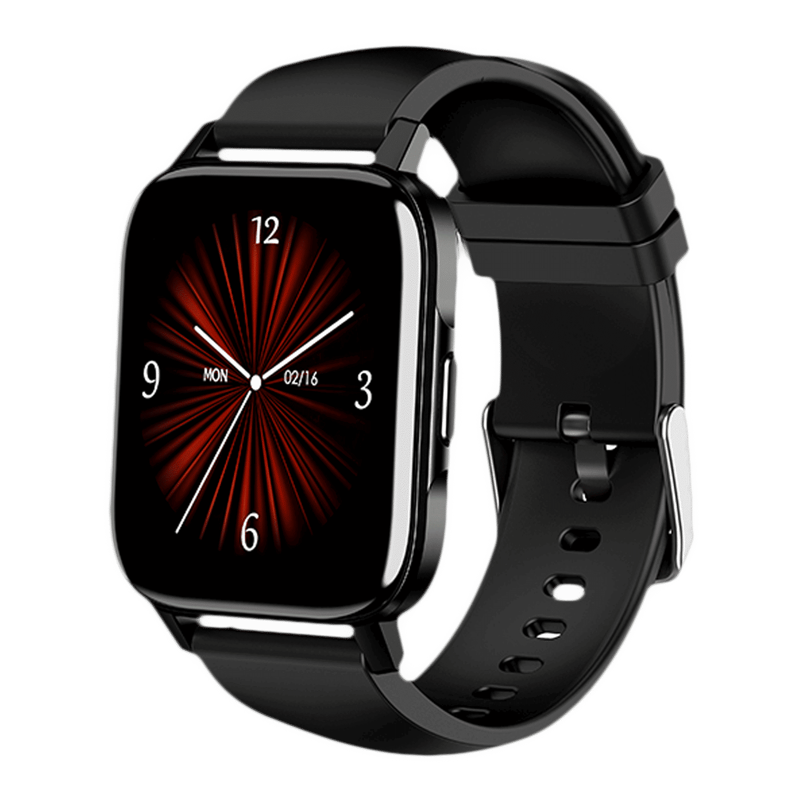 in base Urban Fit X Smartwatch with Activity Tracker (42.9mm LCD Display, IP68 Water Resistant, Black Strap)_4