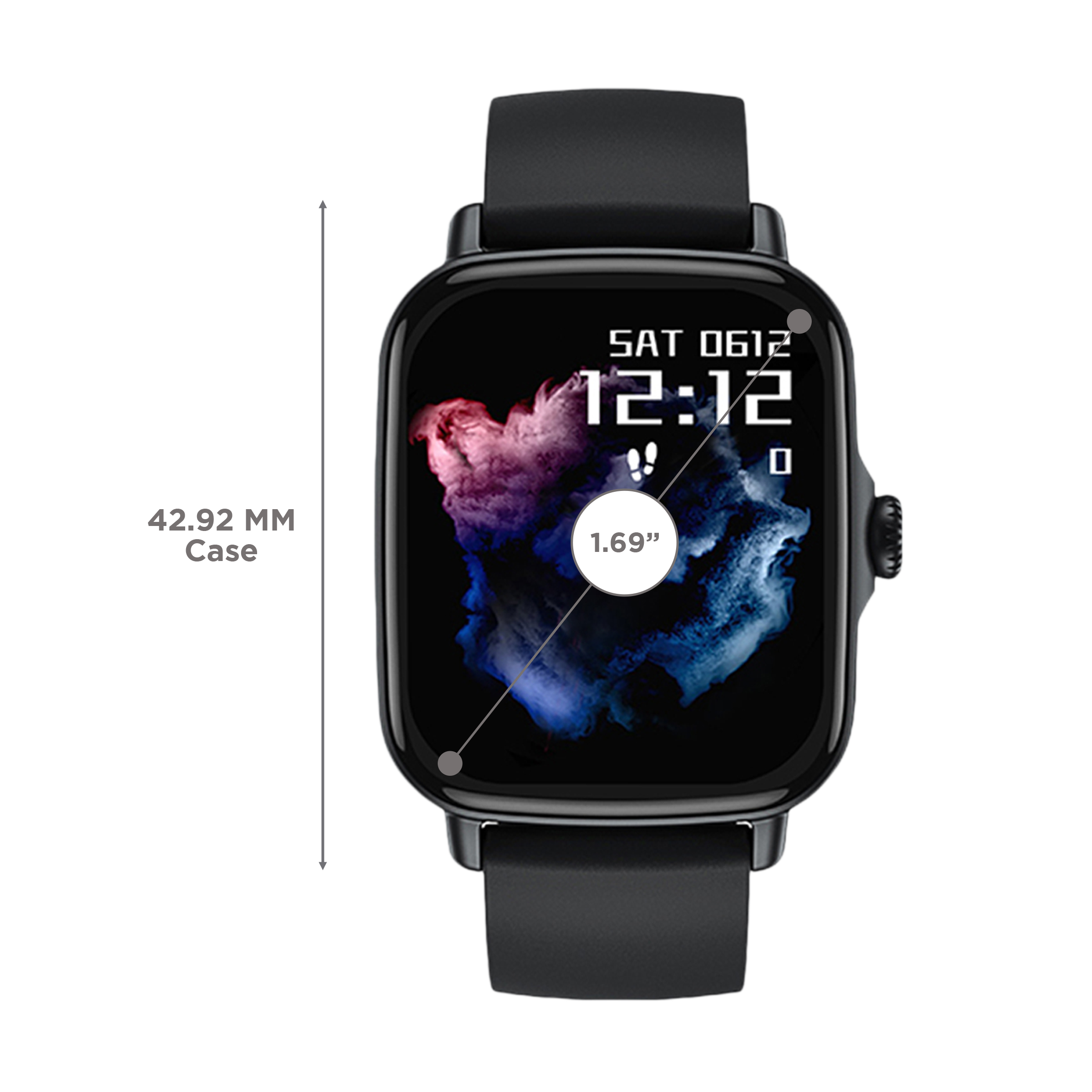 in base Urban Lyf M Smartwatch with Activity Tracker (42.92mm IPS Display, IPX67 Water Resistant, Black Strap) in base Urban Lyf M Smartwatch with Activity Tracker (42.92mm IPS Display, IPX67 Water Resistant, Black Strap)_3