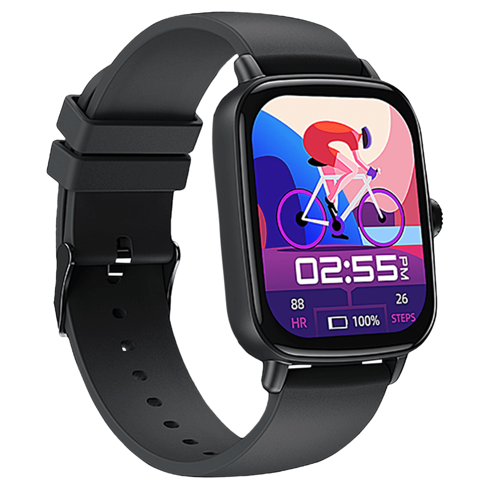 in base Urban Lyf M Smartwatch with Activity Tracker (42.92mm IPS Display, IPX67 Water Resistant, Black Strap) in base Urban Lyf M Smartwatch with Activity Tracker (42.92mm IPS Display, IPX67 Water Resistant, Black Strap)_5