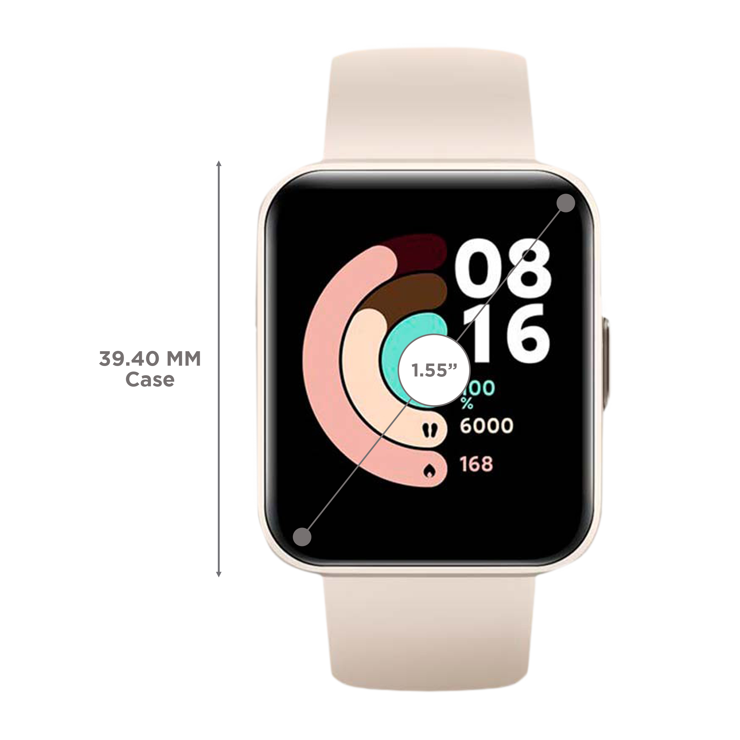 Redmi Watch 2 Lite Smartwatch with Activity Tracker (39.4mm TFT Display, 5 ATM Water Resistant, Ivory Strap) Redmi Watch 2 Lite Smartwatch with Activity Tracker (39.4mm TFT Display, 5 ATM Water Resistant, Ivory Strap)_3