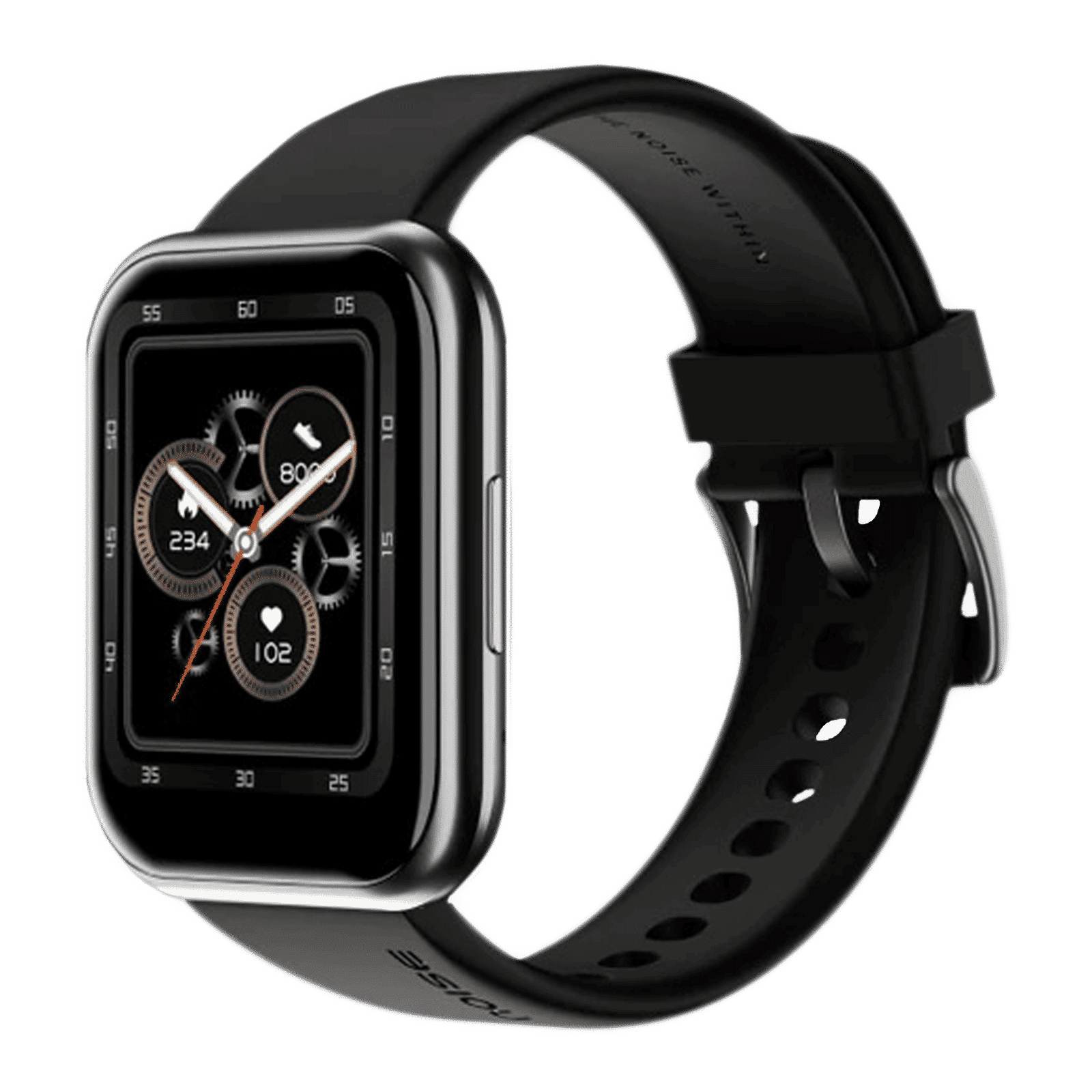 noise ColorFit Ultra Buzz Smartwatch with Bluetooth Calling (44.45mm LCD Display, IP68 Water Resistant, Charcoal Black Strap)_4