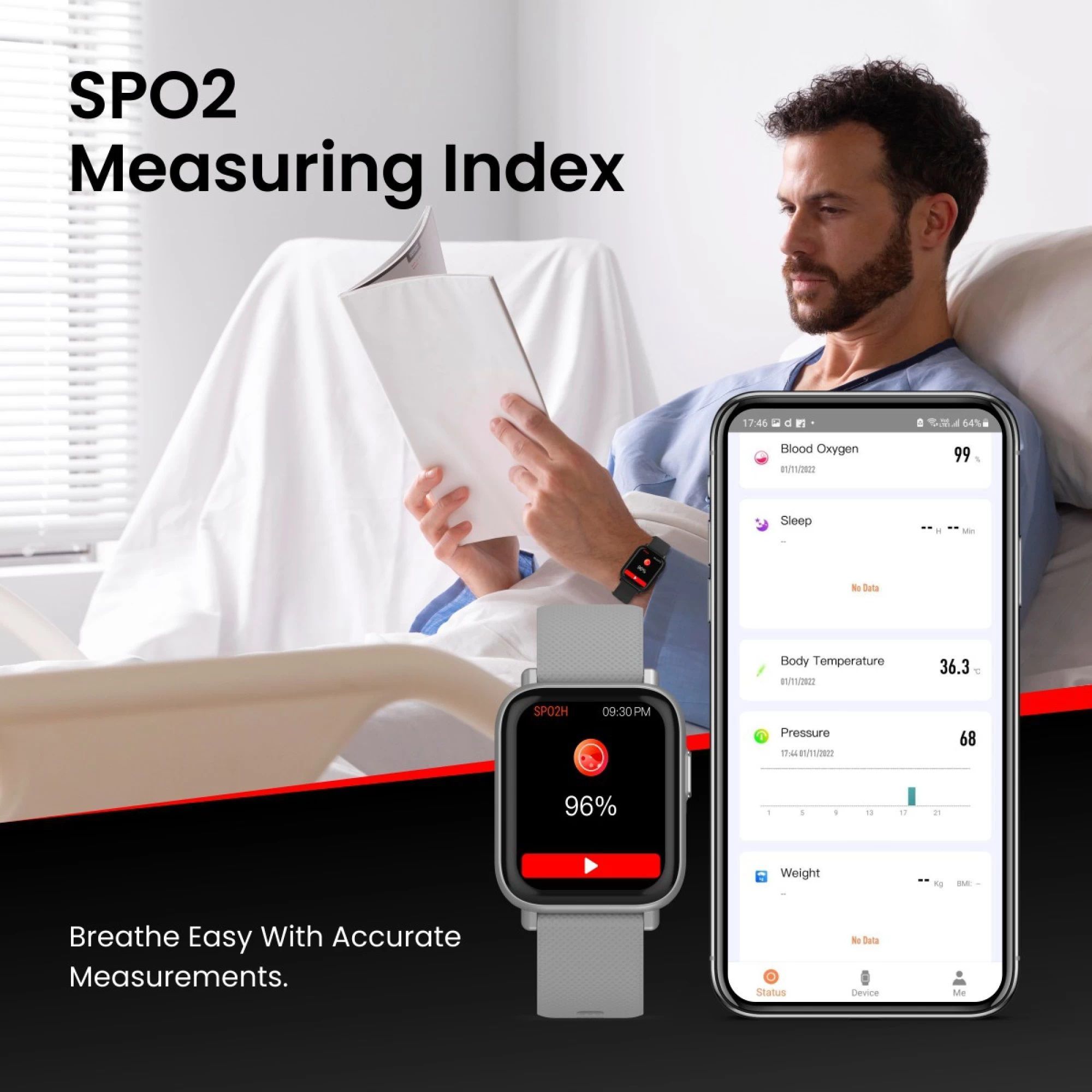 PORTRONICS Kronos X1 Smartwatch with Activity Tracker (43.18mm Digital Display, IP67 Water Resistant, Grey Strap)_7