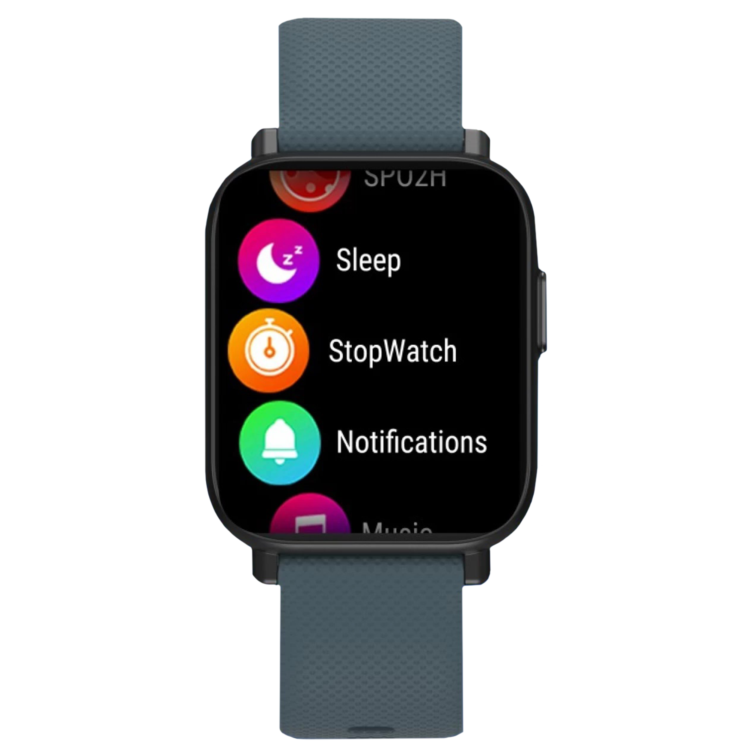 PORTRONICS Kronos X1 Smartwatch with Activity Tracker (43.18mm Digital Display, IP67 Water Resistant, Green Strap) PORTRONICS Kronos X1 Smartwatch with Activity Tracker (43.18mm Digital Display, IP67 Water Resistant, Green Strap)_1