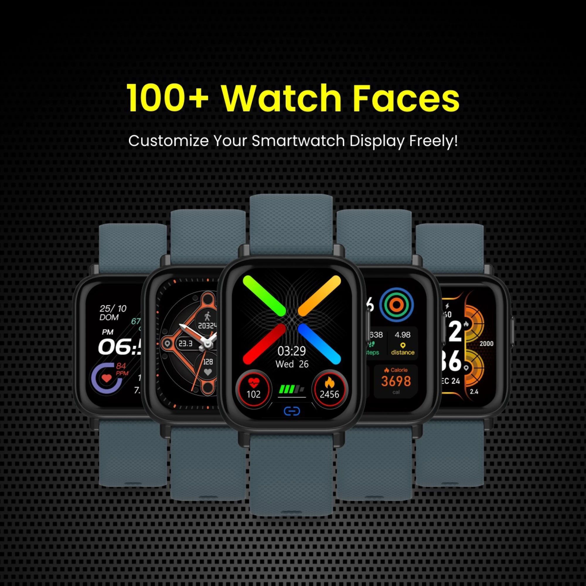 PORTRONICS Kronos X1 Smartwatch with Activity Tracker (43.18mm Digital Display, IP67 Water Resistant, Green Strap) PORTRONICS Kronos X1 Smartwatch with Activity Tracker (43.18mm Digital Display, IP67 Water Resistant, Green Strap)_6