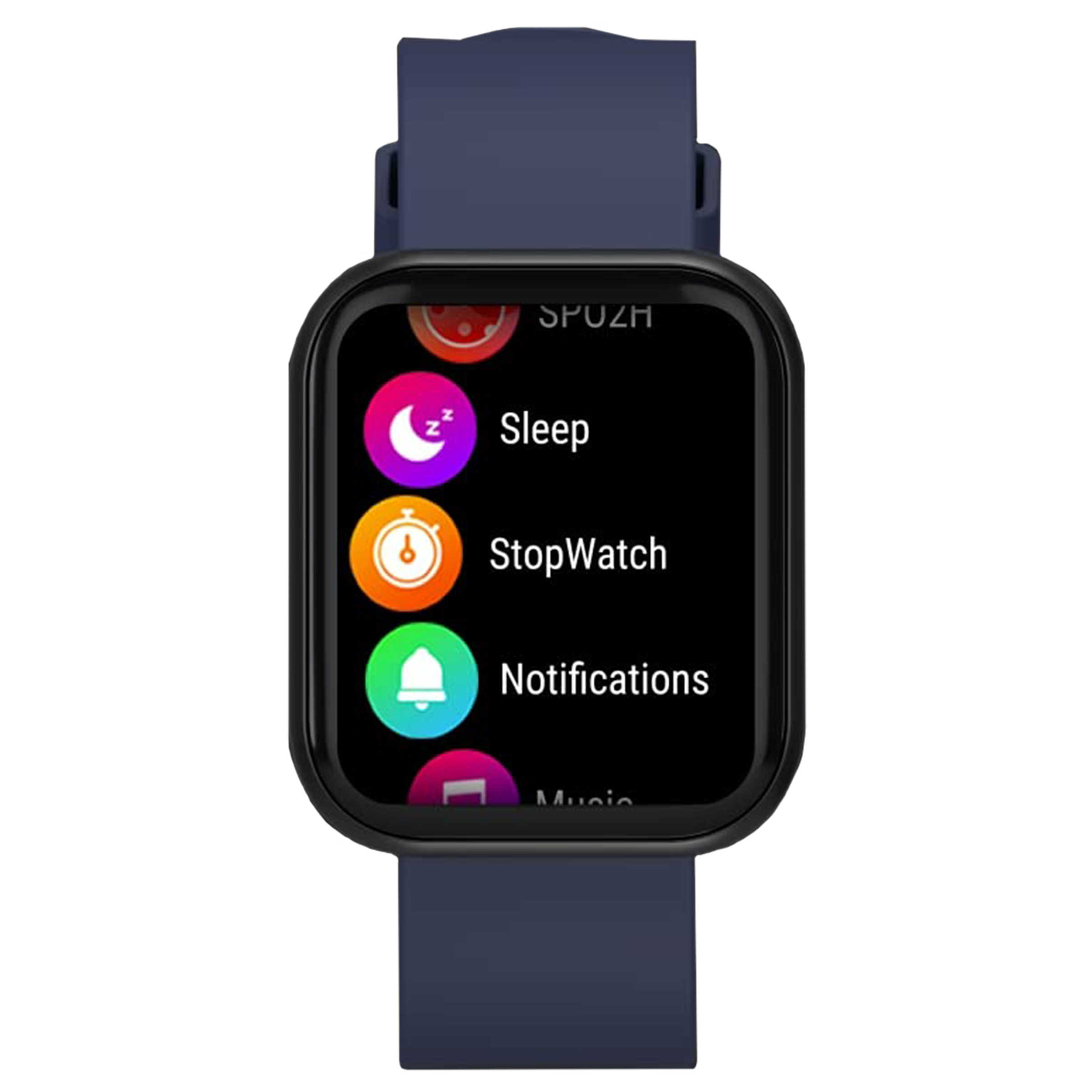 PORTRONICS Kronos X2 Smartwatch with Activity Tracker (33mm Full Touch Display, IP67 Water Resistant, Blue Strap) PORTRONICS Kronos X2 Smartwatch with Activity Tracker (33mm Full Touch Display, IP67 Water Resistant, Blue Strap)_1