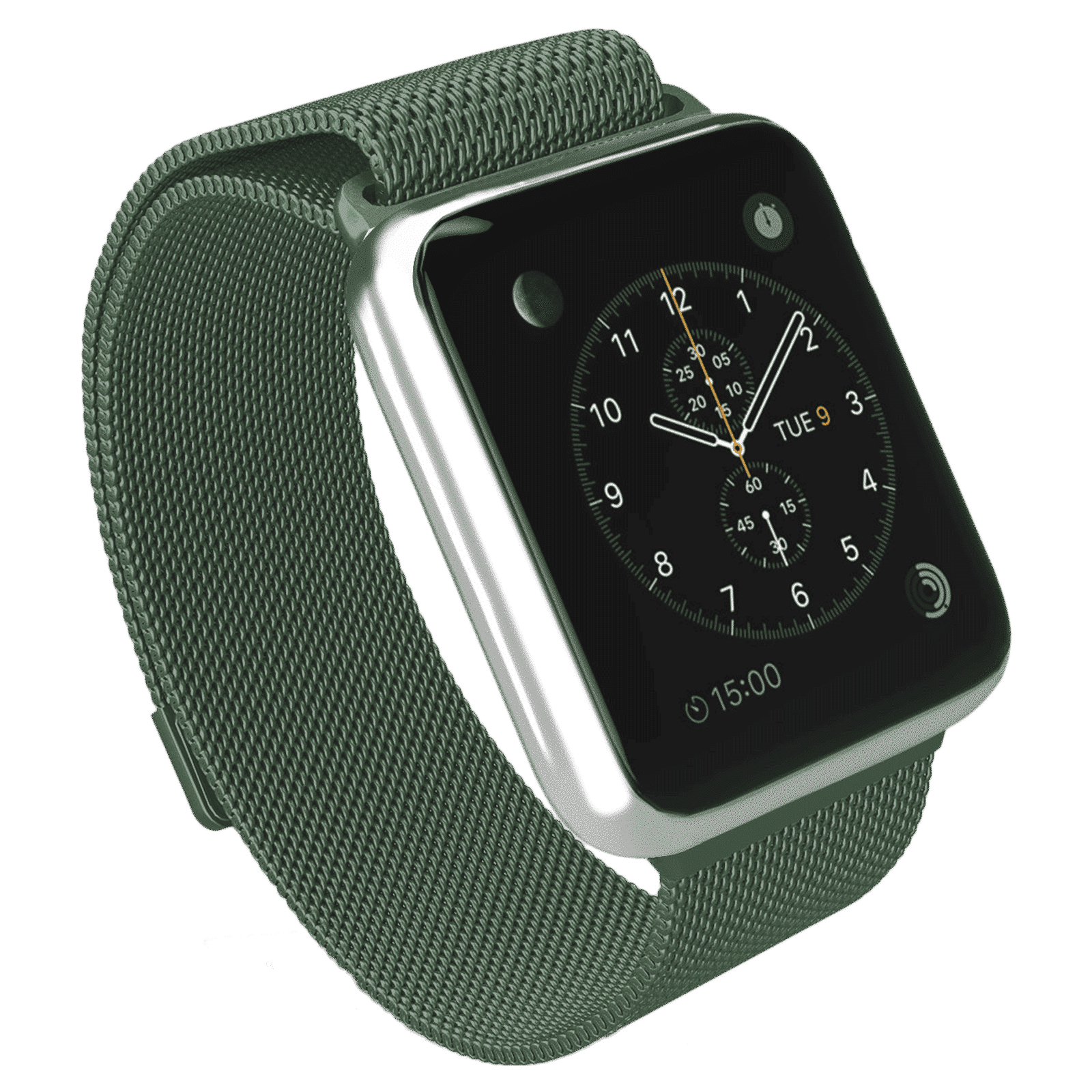 GRIPP Stainless Steel Magnetic Strap for Apple Watch Ultra 2, Watch Ultra, Watch Series SE, 4, 5, 6, 7, 8, 9 & 10 (44mm / 45mm / 46mm / 49mm) (Lightweight, Green)_3
