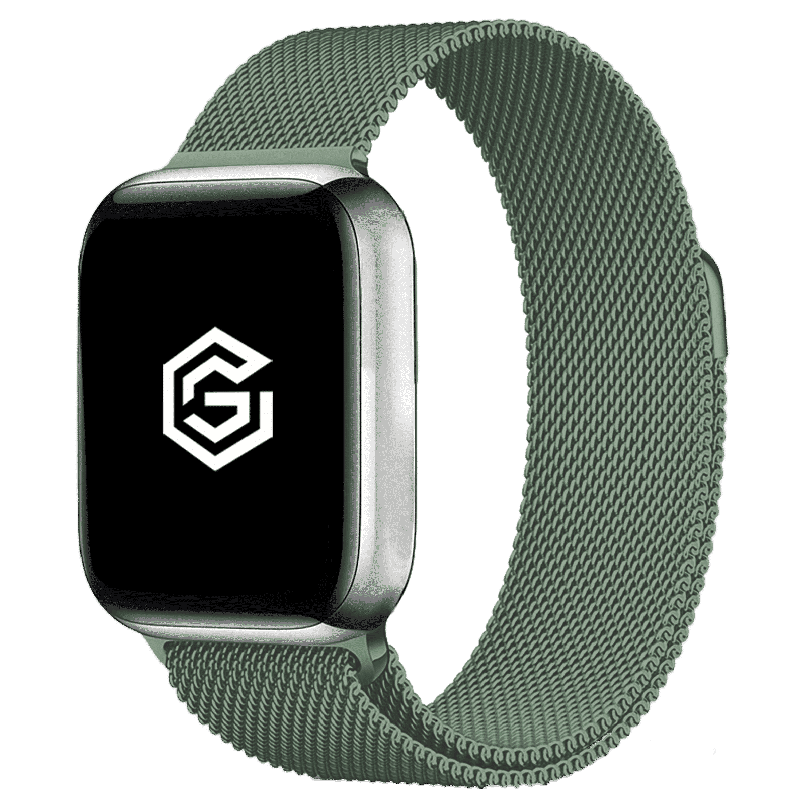 GRIPP Stainless Steel Magnetic Strap for Apple Watch Ultra 2, Watch Ultra, Watch Series SE, 4, 5, 6, 7, 8, 9 & 10 (44mm / 45mm / 46mm / 49mm) (Lightweight, Green)_4