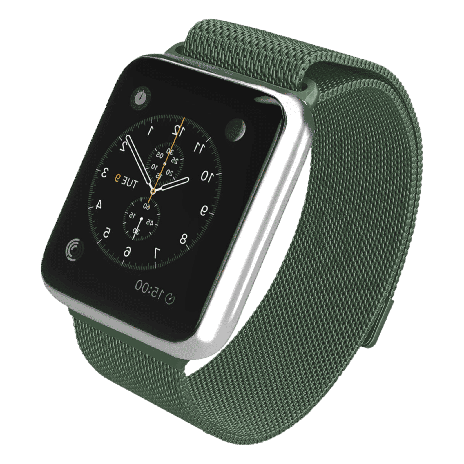 GRIPP Stainless Steel Magnetic Strap for Apple Watch Ultra 2, Watch Ultra, Watch Series SE, 4, 5, 6, 7, 8, 9 & 10 (44mm / 45mm / 46mm / 49mm) (Lightweight, Green)_6