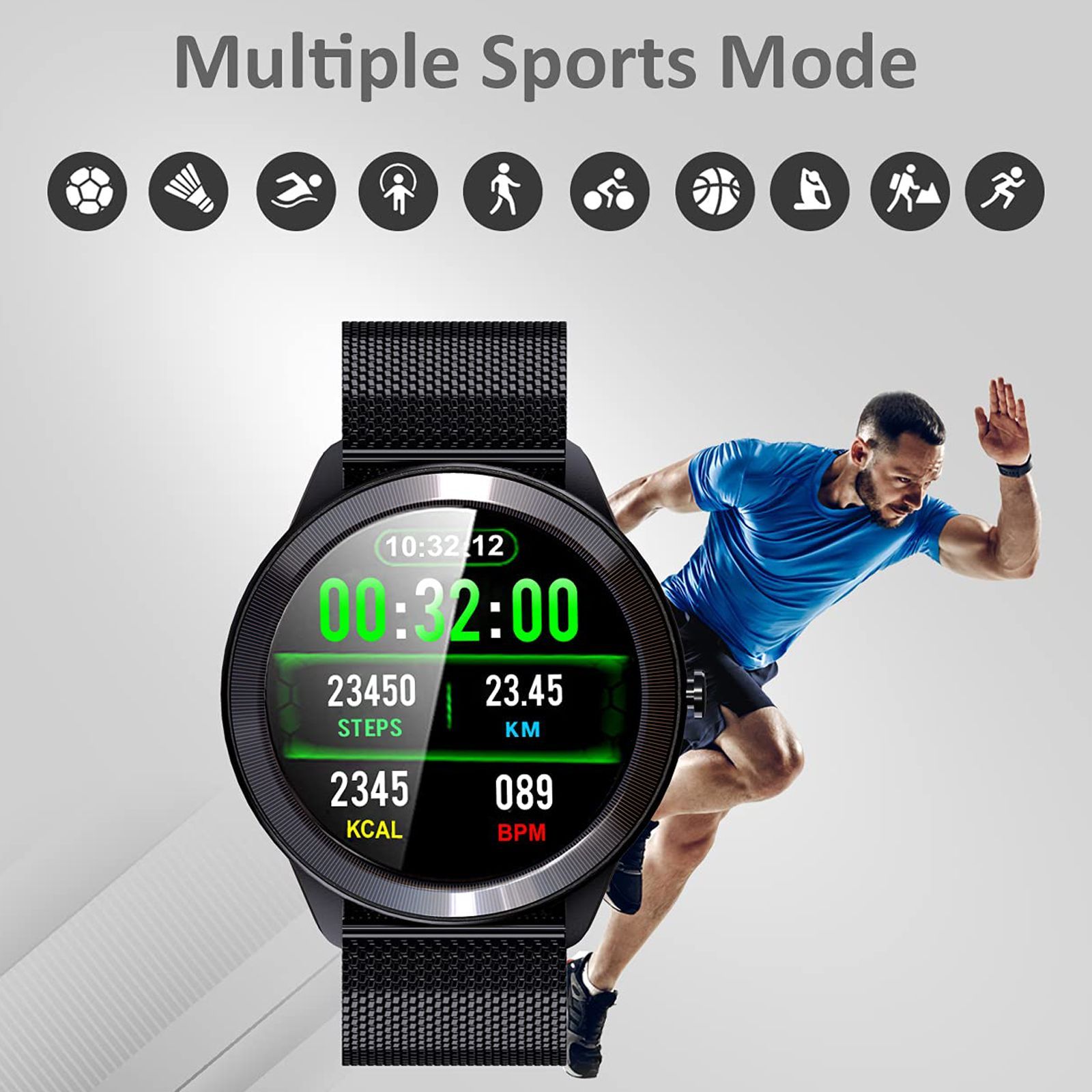 maxima Max Pro X4 Smartwatch with Activity Tracker (33.02mm IPS TFT Display, IP68 Water Resistant, Mesh Black Strap) maxima Max Pro X4 Smartwatch with Activity Tracker (33.02mm IPS TFT Display, IP68 Water Resistant, Mesh Black Strap)_7