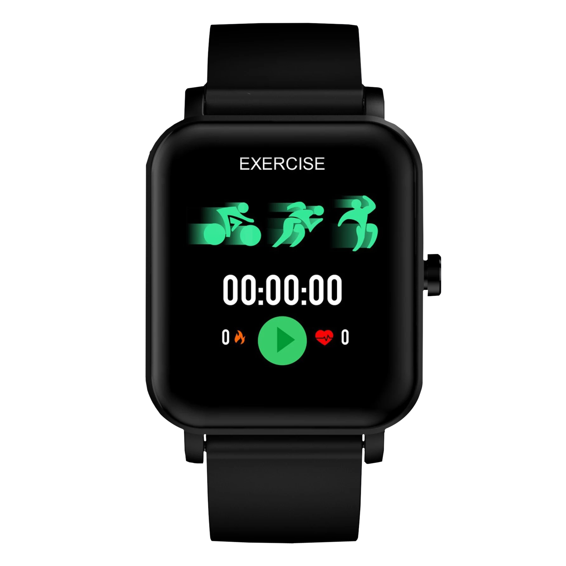 maxima Max Pro X1 Smartwatch with Activity Tracker (35mm IPS TFT Display, 3ATM Water Resistant, Midnight Black Strap)_1