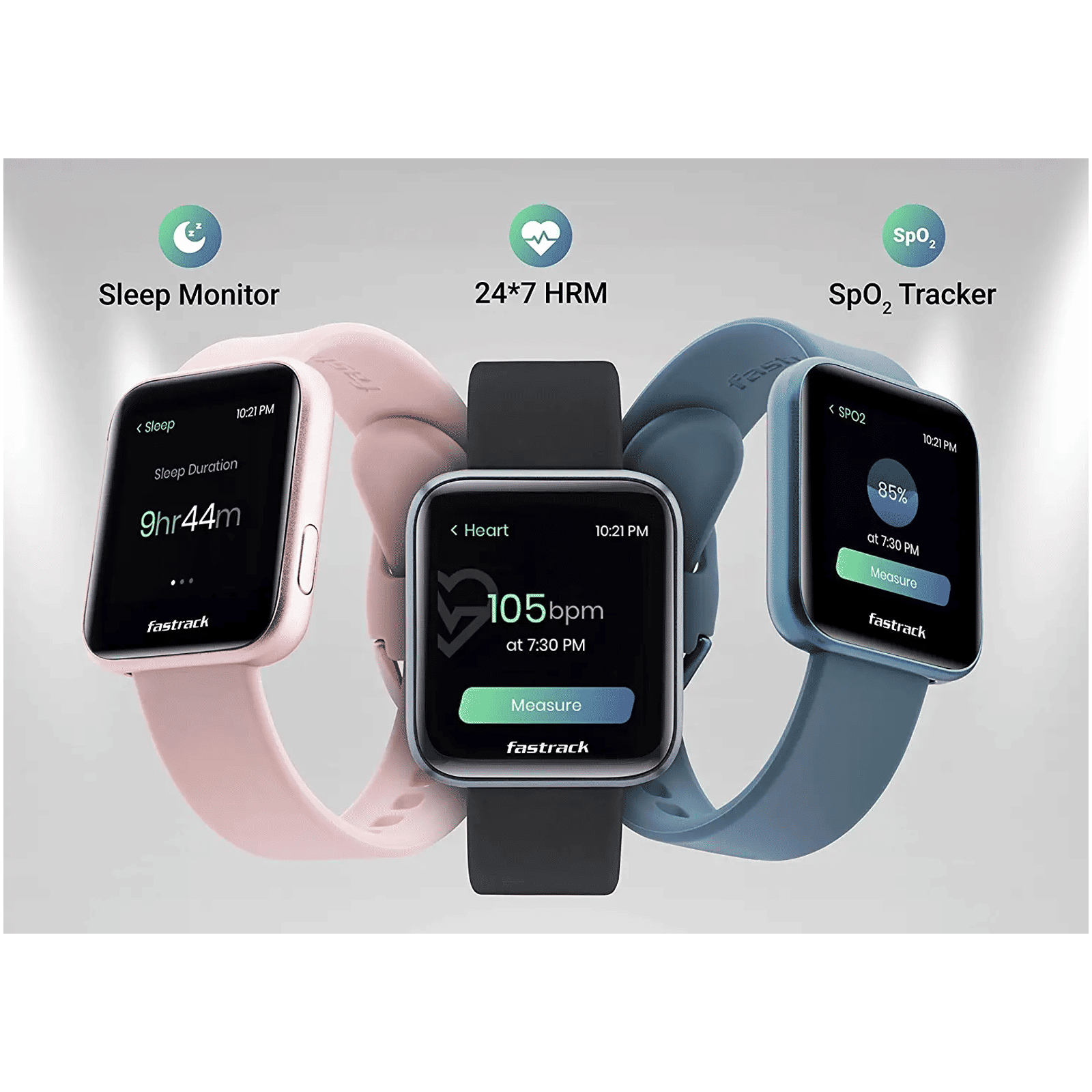 fastrack Reflex Slay Smartwatch with Camera & Music Control (35.56mm Ultra Vu Display, Sweat Resistant, Blue Strap) fastrack Reflex Slay Smartwatch with Camera & Music Control (35.56mm Ultra Vu Display, Sweat Resistant, Blue Strap)_7