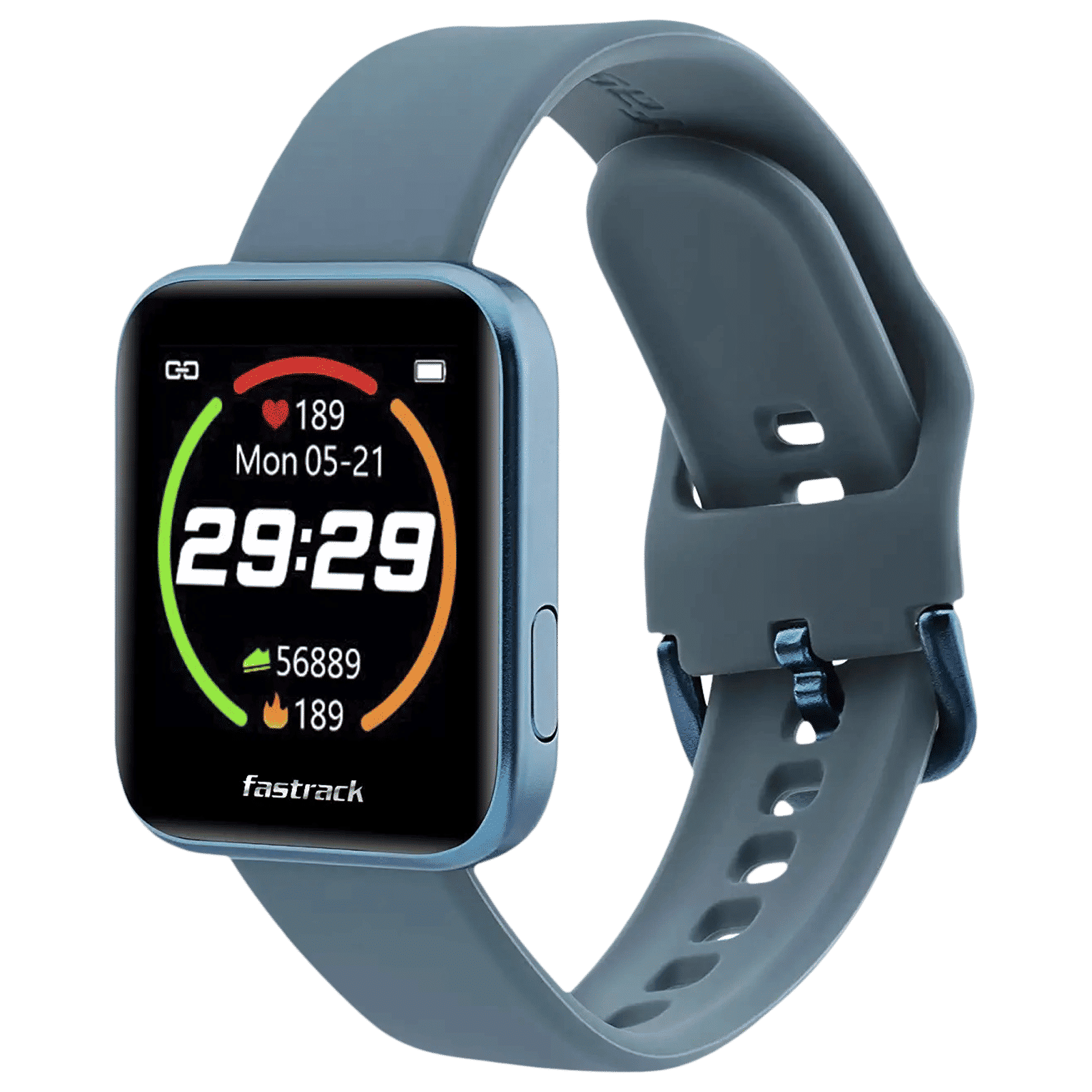 fastrack Reflex Slay Smartwatch with Camera & Music Control (35.56mm Ultra Vu Display, Sweat Resistant, Blue Strap) fastrack Reflex Slay Smartwatch with Camera & Music Control (35.56mm Ultra Vu Display, Sweat Resistant, Blue Strap)_4