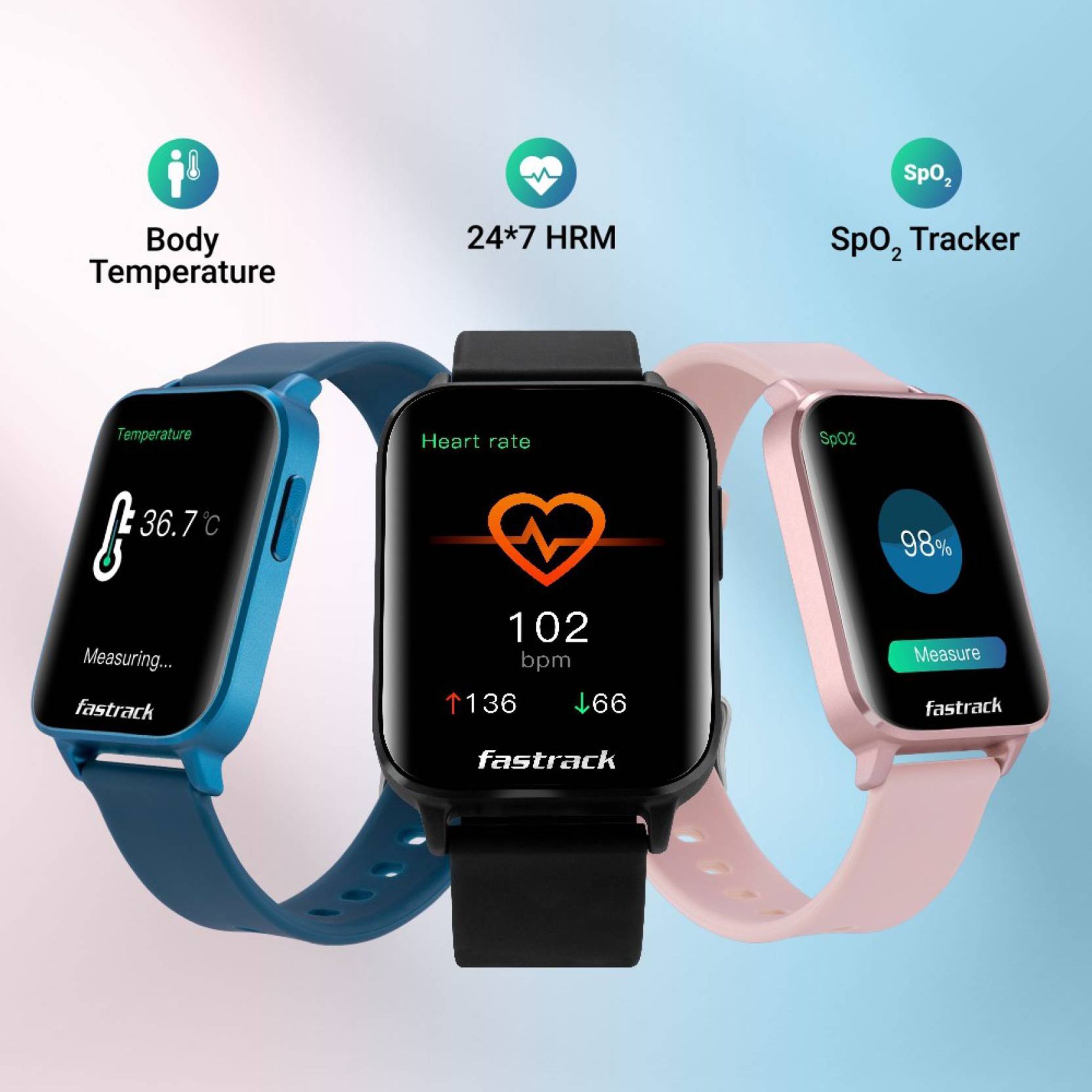 fastrack Reflex Curv Smartwatch with Activity Tracker (42.92mm 2.5D Curved Display, IP68 Water Resistant, Blue Strap)_9