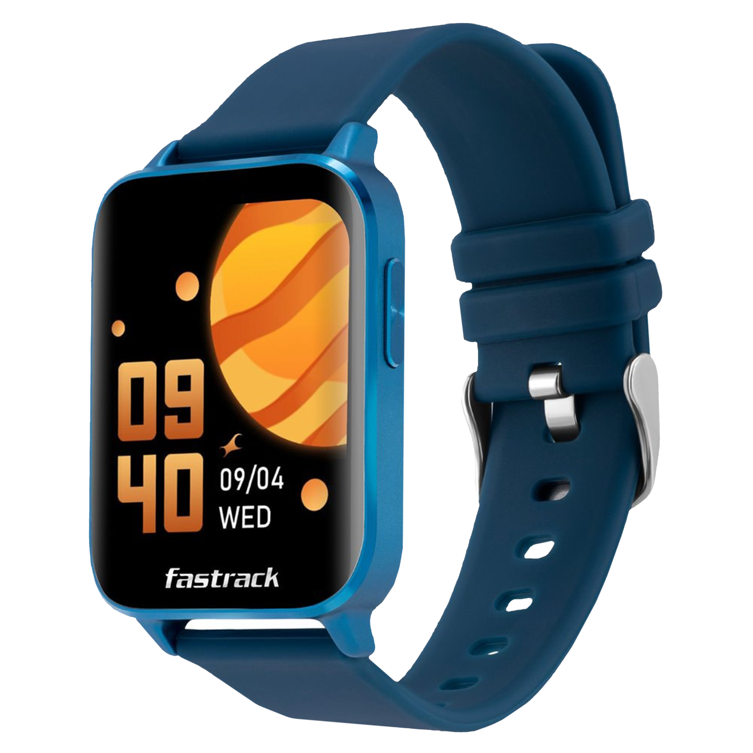 fastrack Reflex Curv Smartwatch with Activity Tracker (42.92mm 2.5D Curved Display, IP68 Water Resistant, Blue Strap)_4