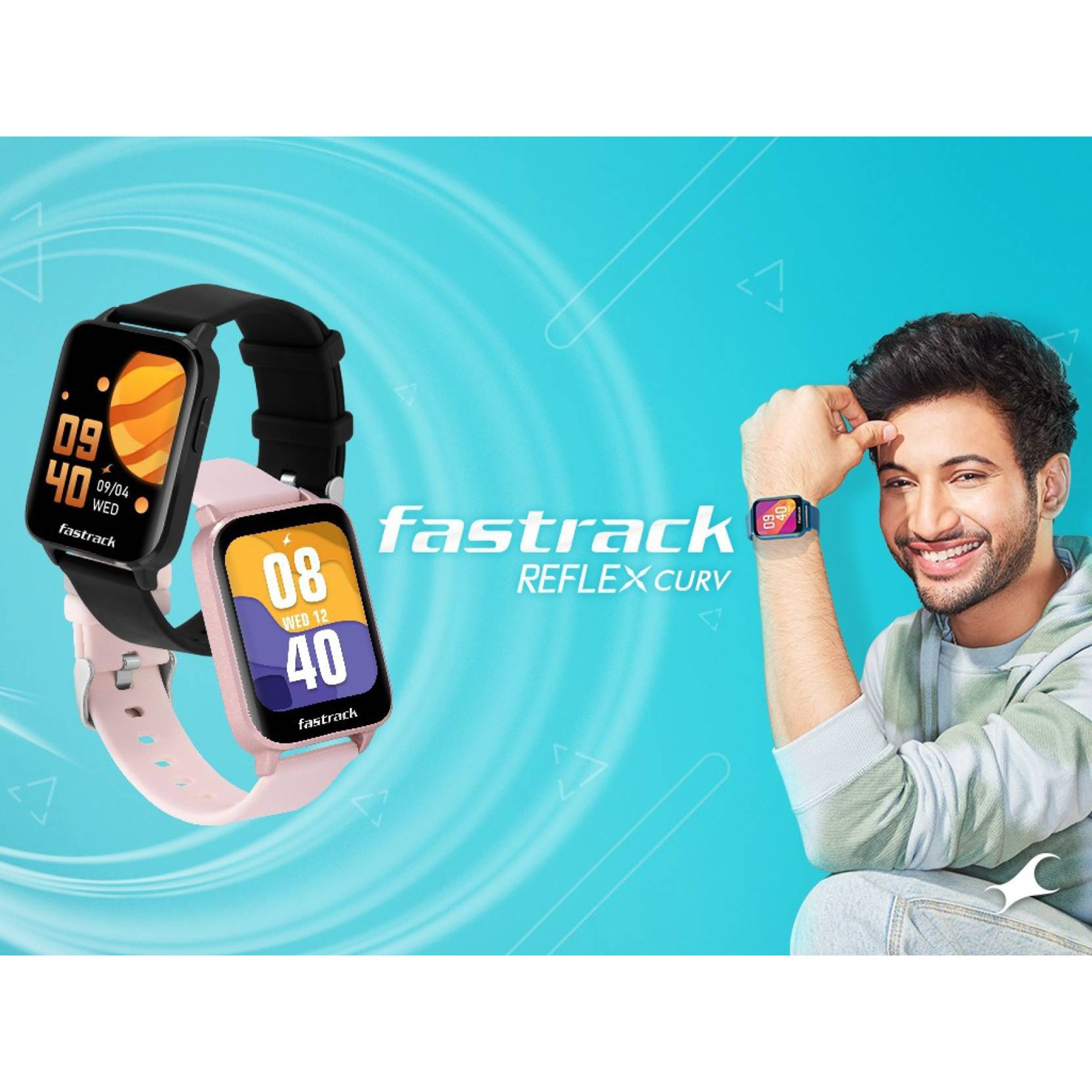 fastrack Reflex Curv Smartwatch with Activity Tracker (42.92mm 2.5D Curved Display, IP68 Water Resistant, Blue Strap)_6