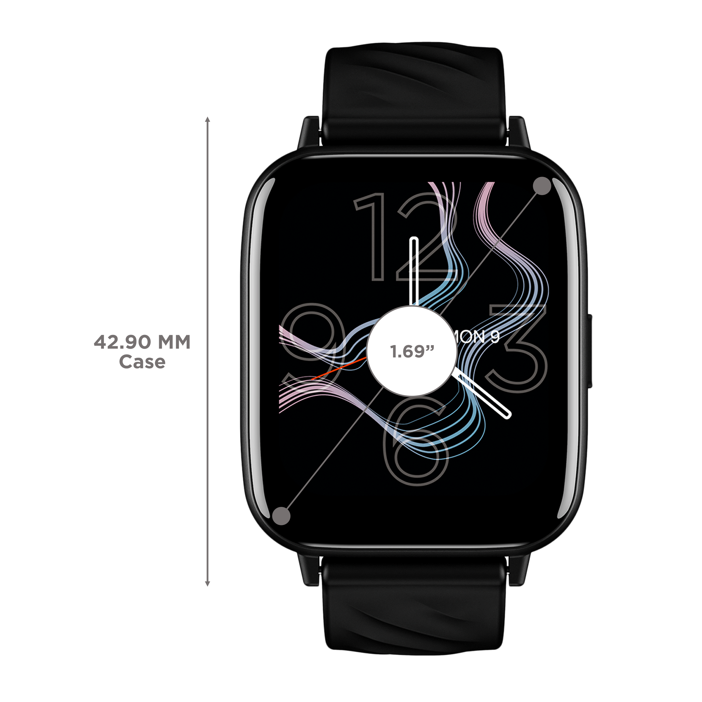 boAt Wave Prime 47 Smartwatch with Activity Tracker (42.9mm HD Display, IP67 Sweat Resistant, Matte Black Strap)_3