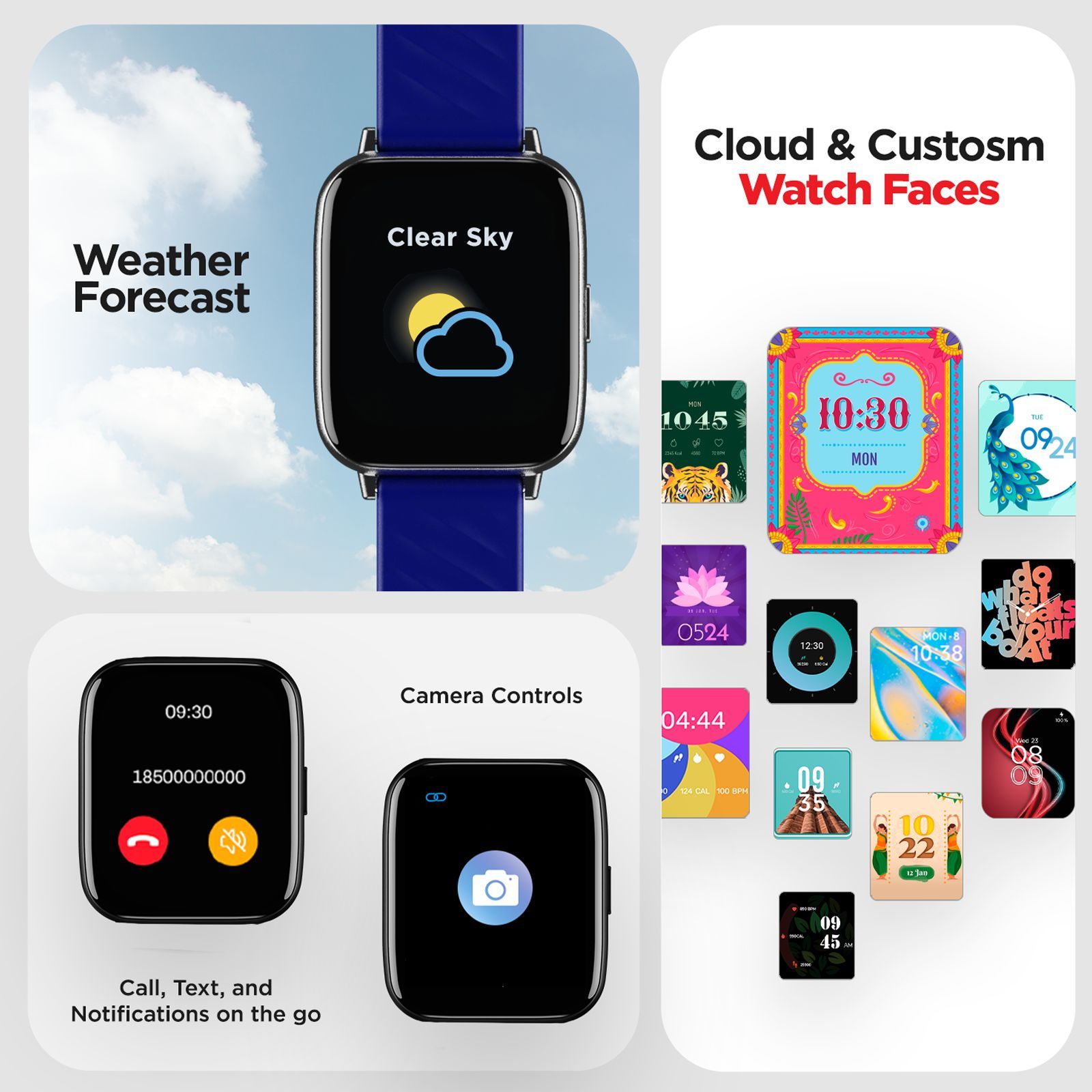 boAt Wave Prime 47 Smartwatch with Activity Tracker (42.9mm HD Display, IP67 Sweat Resistant, Royal Blue Strap)_6