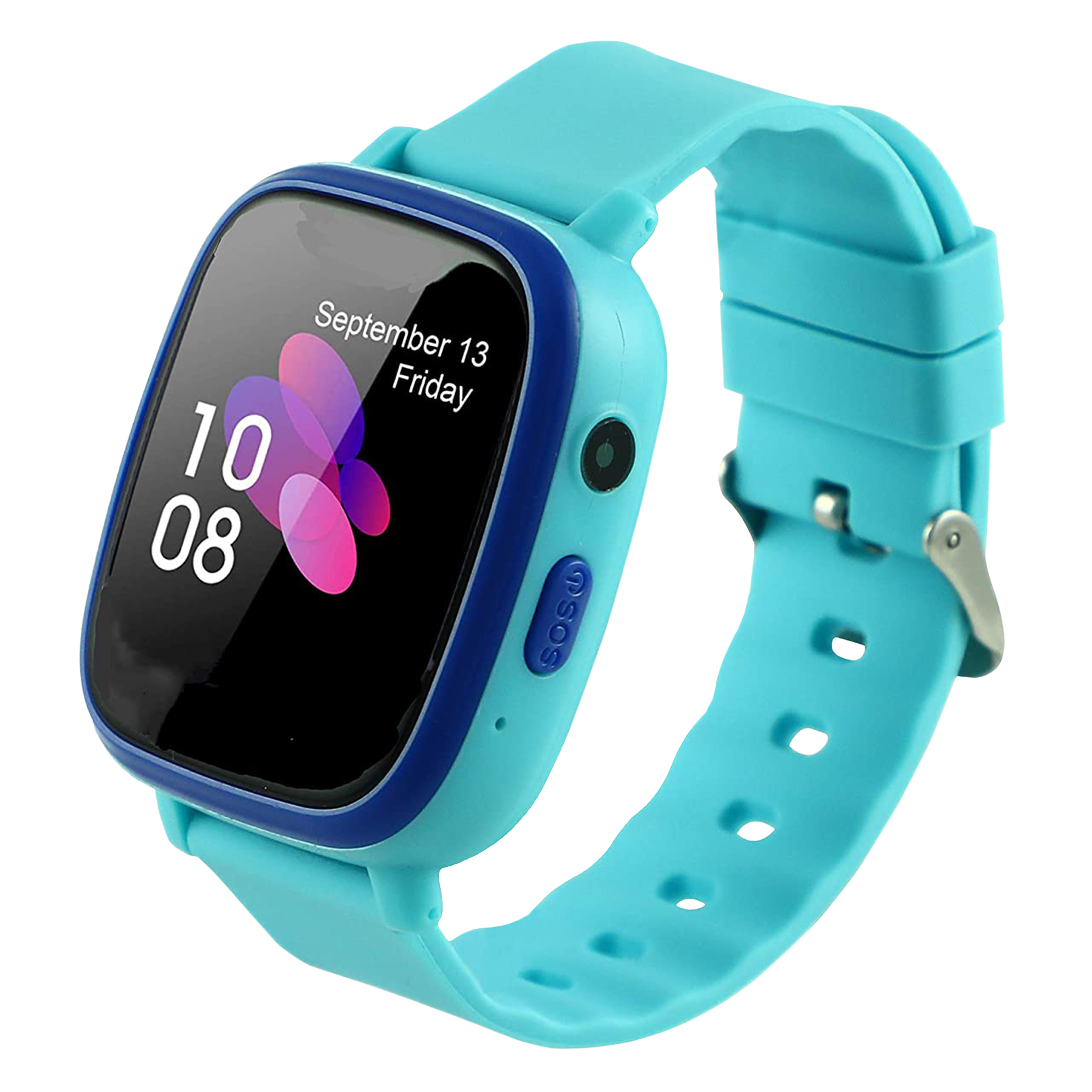 sekyo Carepal Smartwatch with GPS (36mm LED Display, 10 Metre Water Resistant, Blue Strap)_5