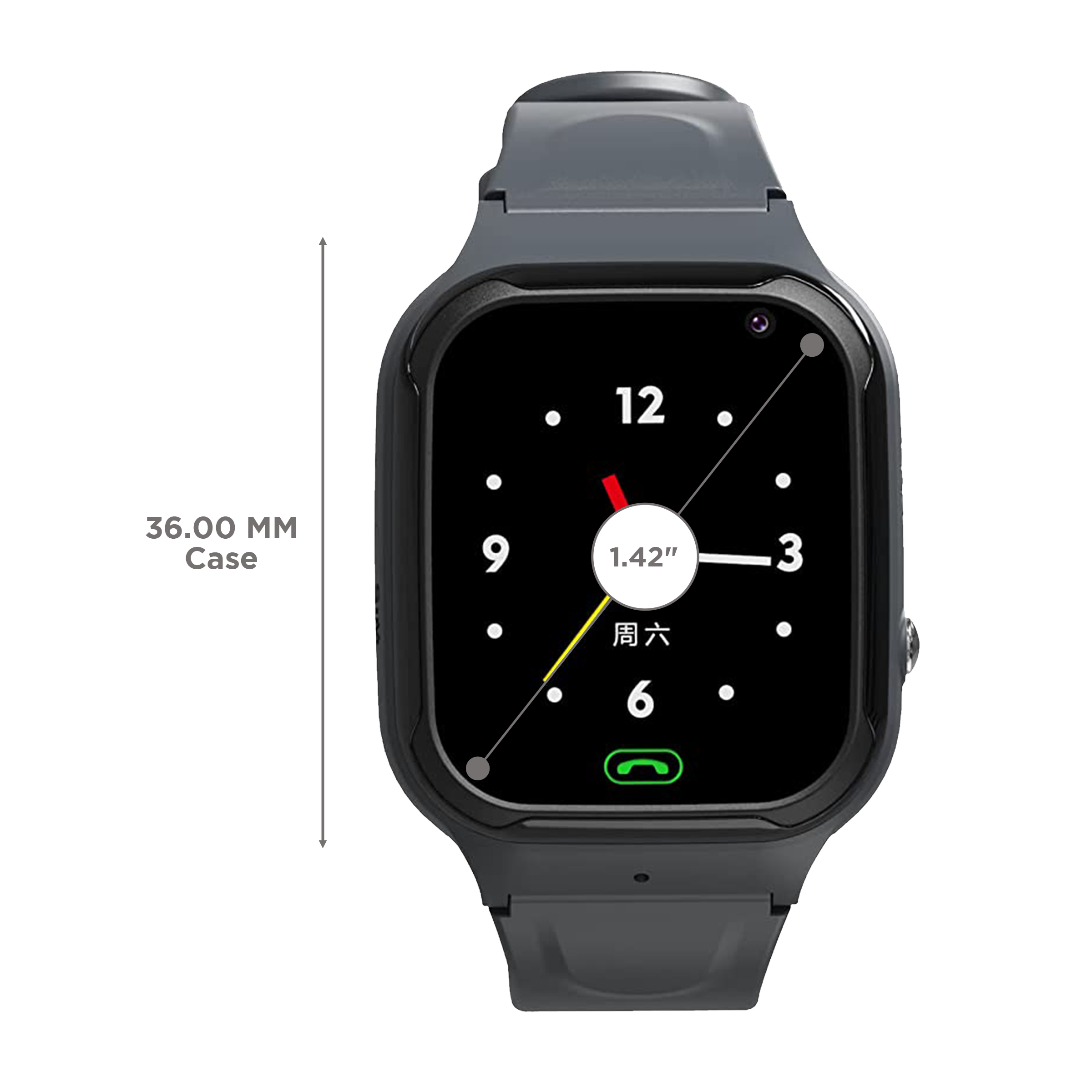 sekyo Secura 4G Lite Smartwatch with Camera Control (36mm LCD Display, Water Resistant, Black Strap) sekyo Secura 4G Lite Smartwatch with Camera Control (36mm LCD Display, Water Resistant, Black Strap)_3