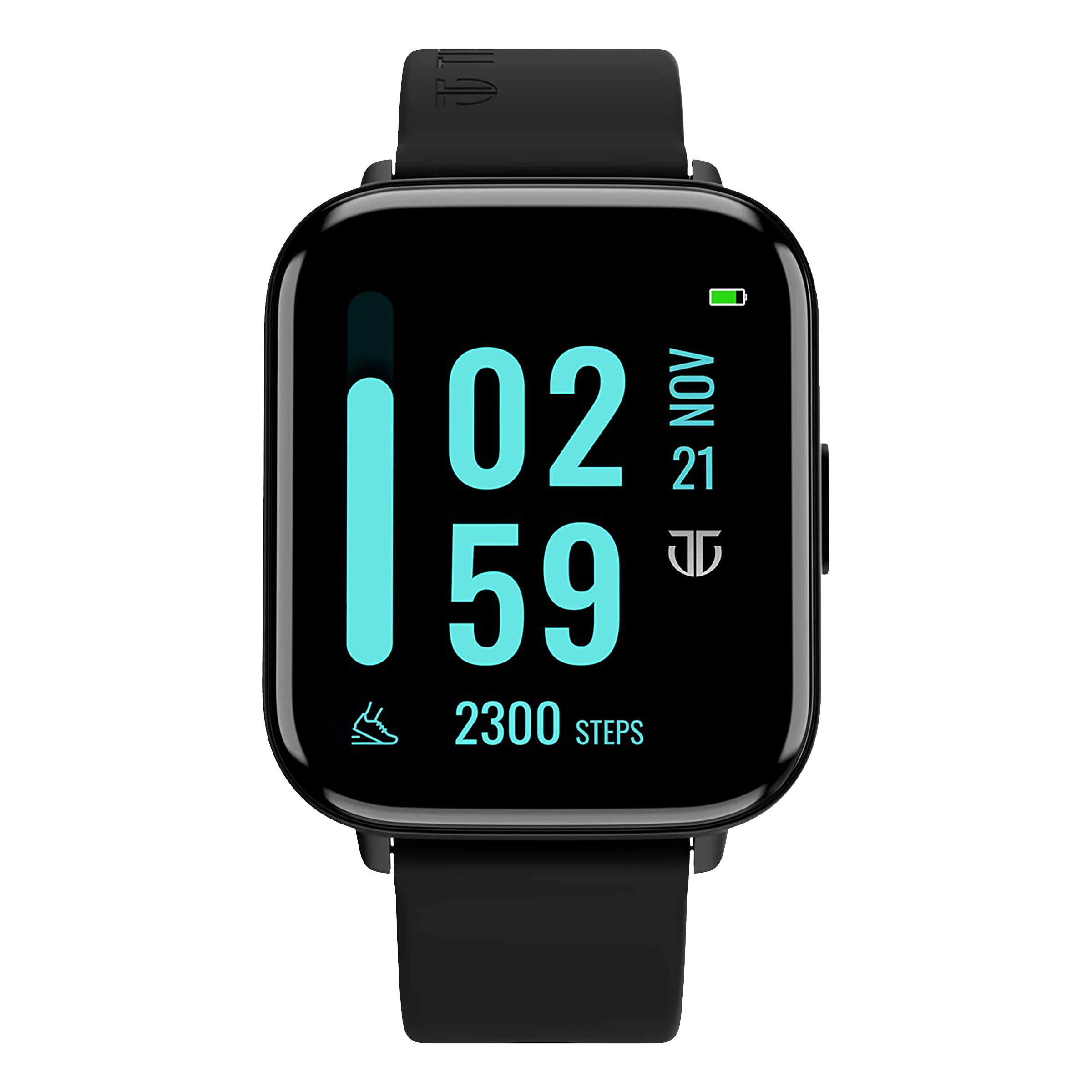 TITAN Smart 2 Smartwatch with Camera & Music Control (45.21mm AMOLED Display, 3ATM Water Resistant, Black Strap)_1