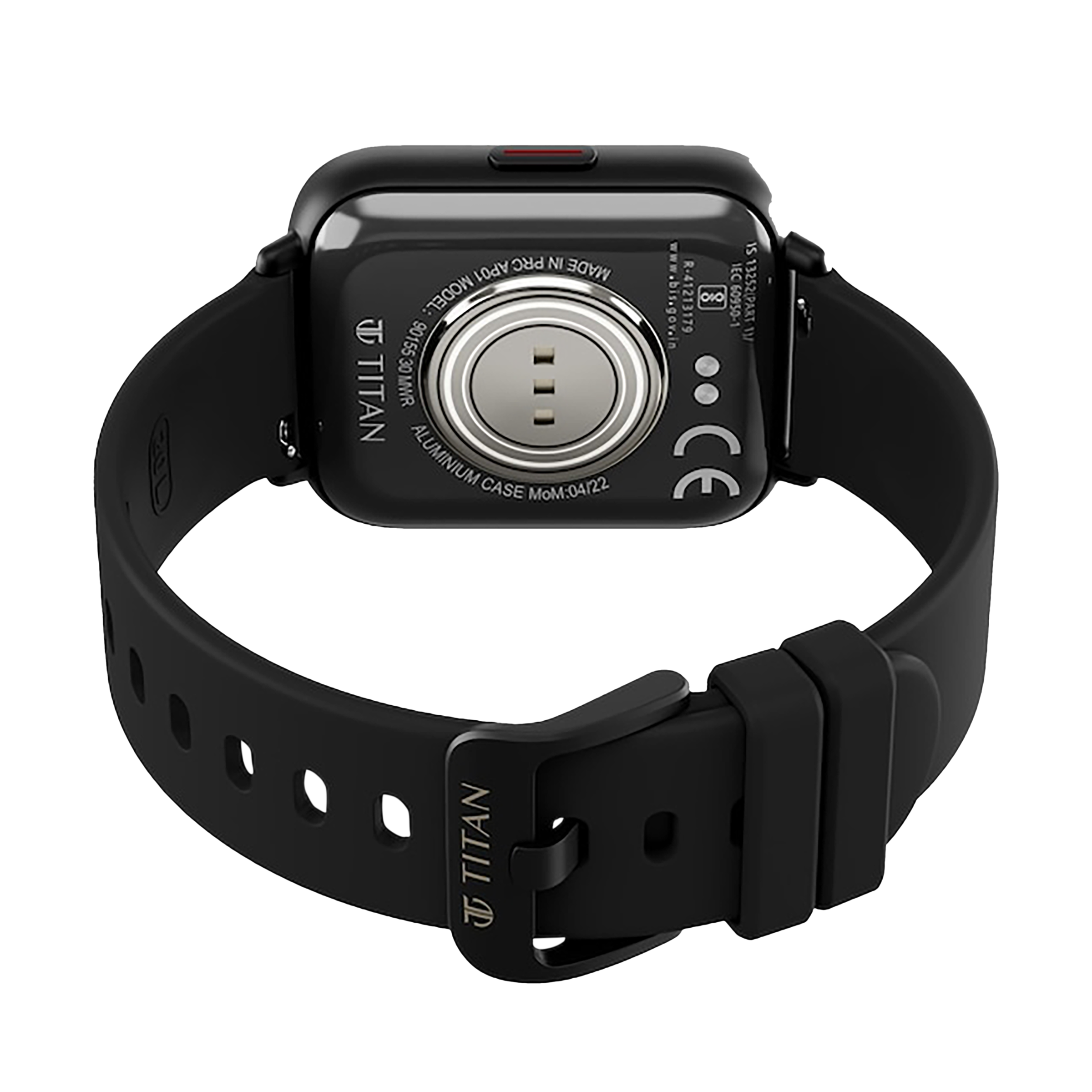 TITAN Smart 2 Smartwatch with Camera & Music Control (45.21mm AMOLED Display, 3ATM Water Resistant, Black Strap)_4