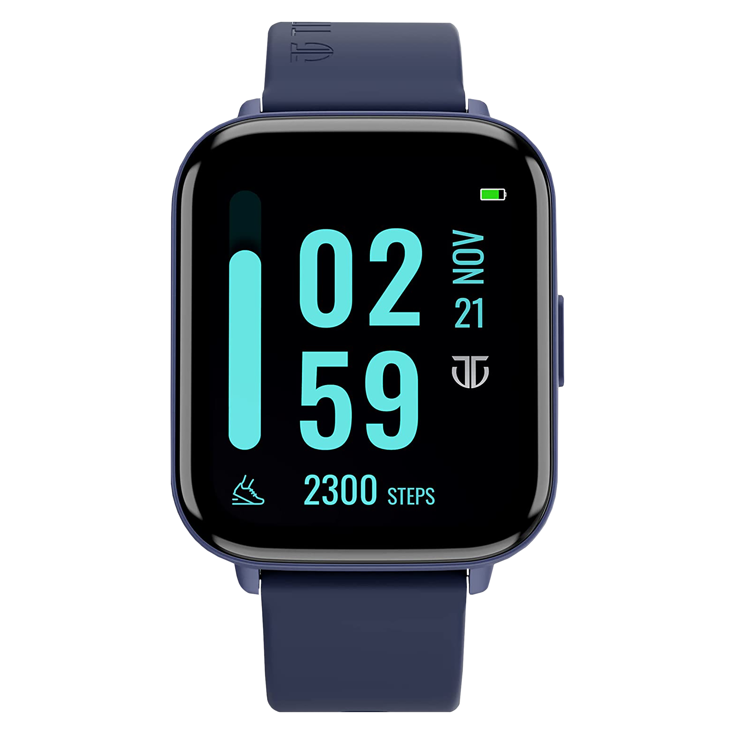 TITAN Smart 2 Smartwatch with Camera & Music Control (45.21mm AMOLED Display, 3ATM Water Resistant, Blue Strap)_1