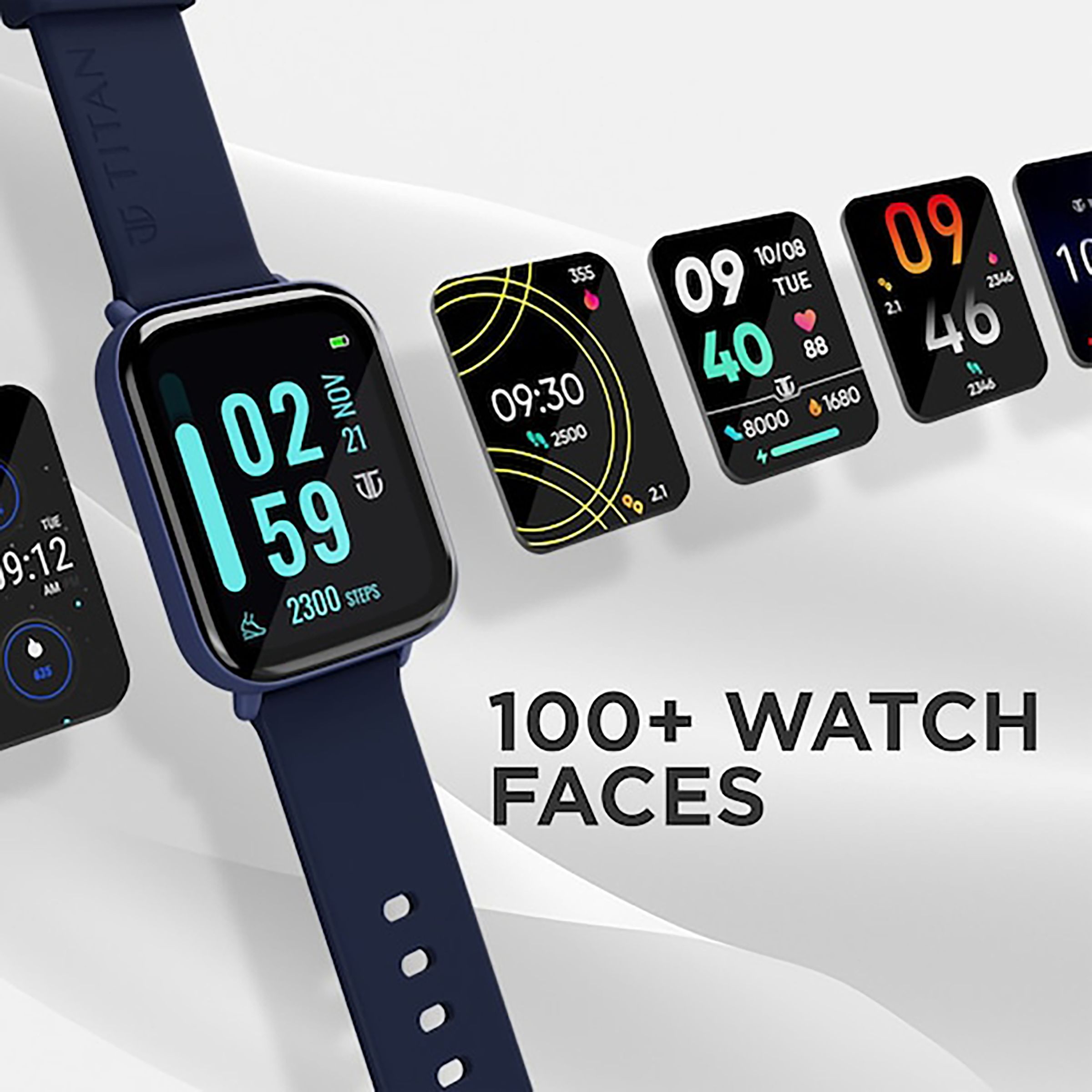 TITAN Smart 2 Smartwatch with Camera & Music Control (45.21mm AMOLED Display, 3ATM Water Resistant, Blue Strap)_10