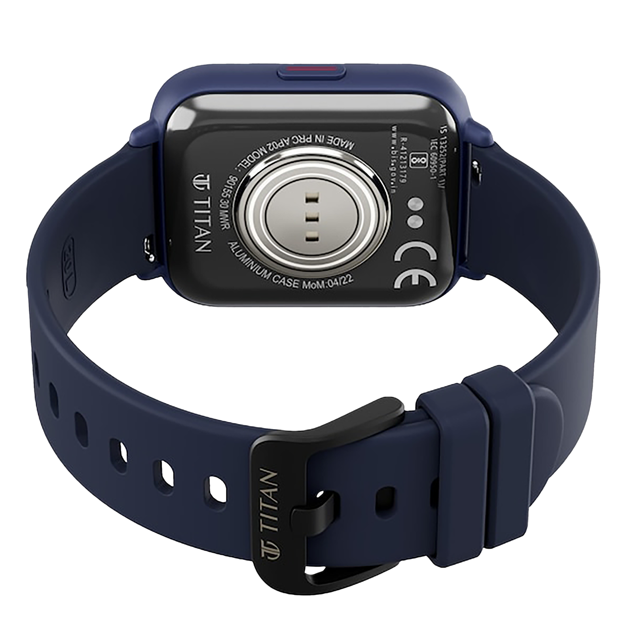 TITAN Smart 2 Smartwatch with Camera & Music Control (45.21mm AMOLED Display, 3ATM Water Resistant, Blue Strap)_4