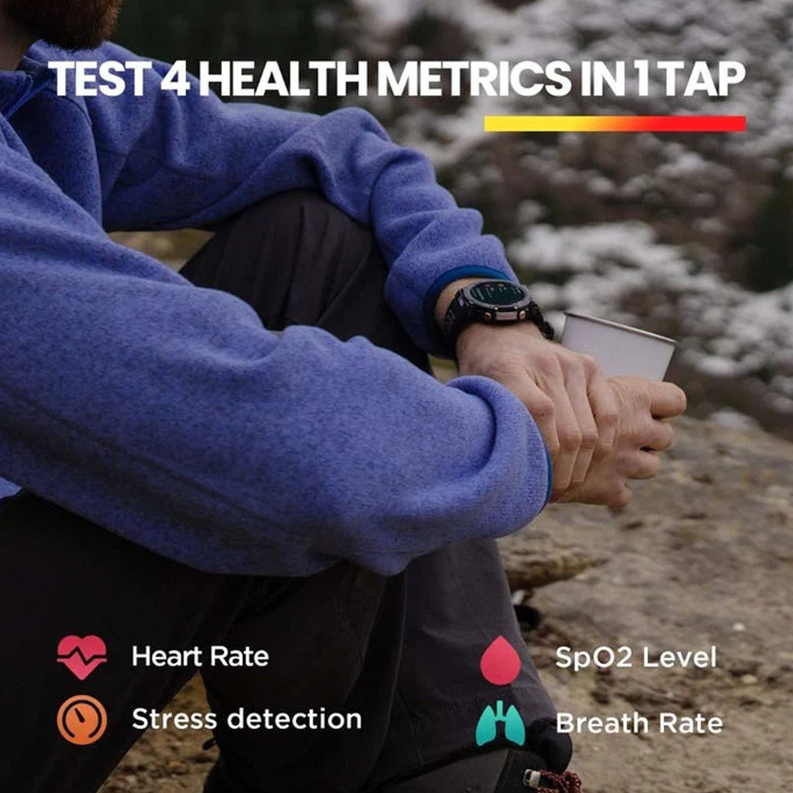 amazfit T-Rex 2 Smartwatch with Activity Tracker (35.3mm AMOLED Display, 10ATM Water Resistant, Astro Black Gold Strap)_6