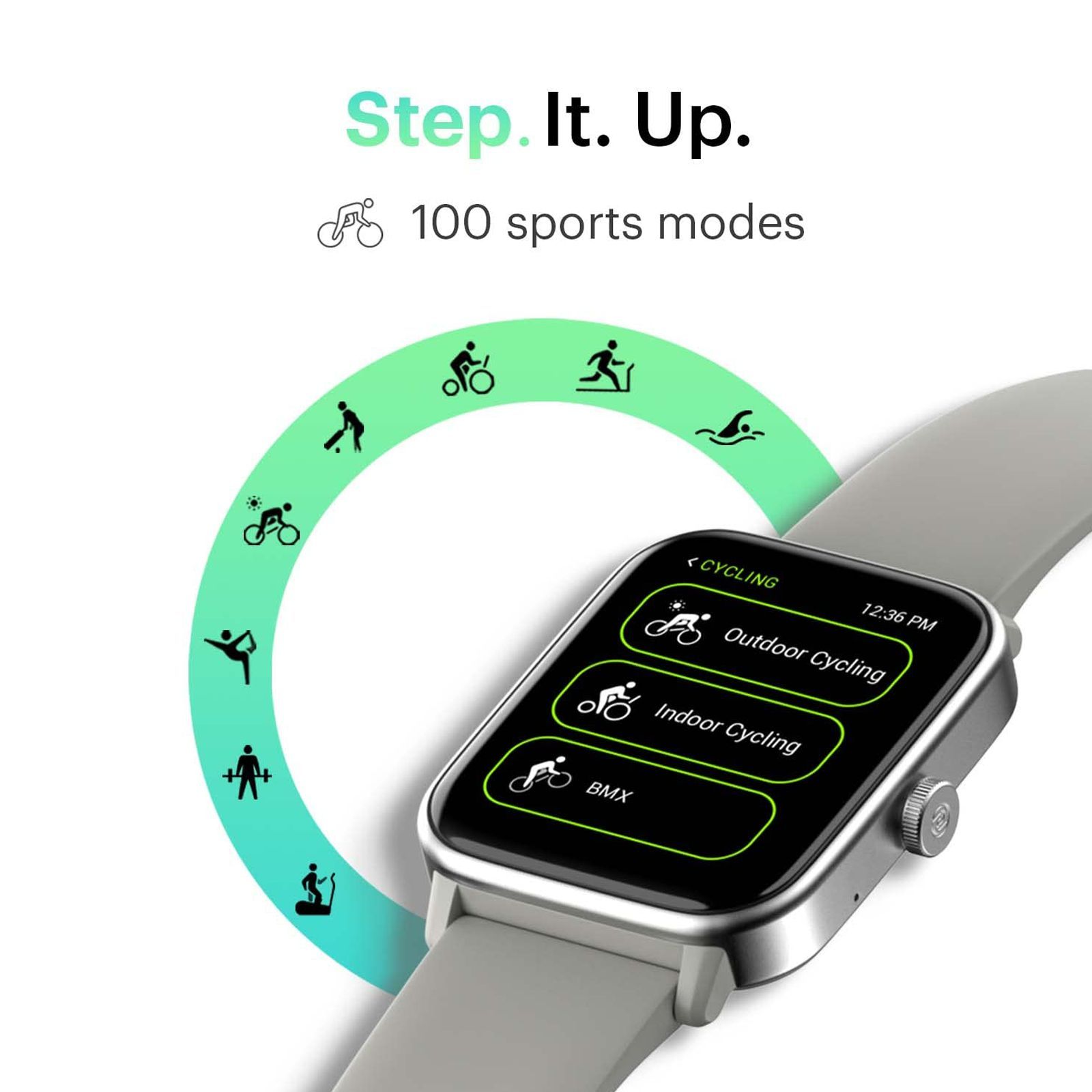 noise ColorFit Pro 4 Max Smartwatch with Bluetooth Calling (45.72mm TFT Display, IP68 Water Resistant, Grey Strap)_9