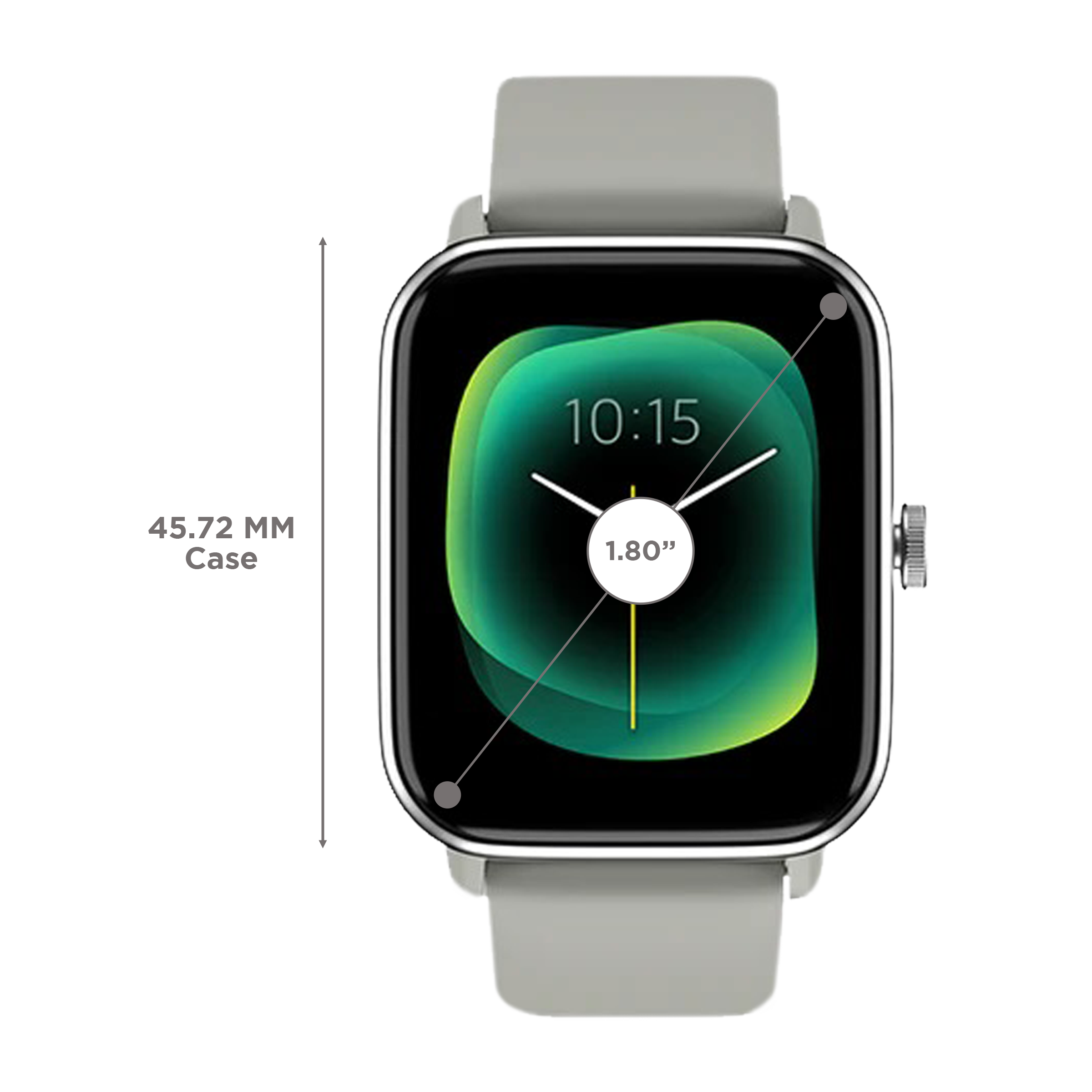 noise ColorFit Pro 4 Max Smartwatch with Bluetooth Calling (45.72mm TFT Display, IP68 Water Resistant, Grey Strap)_3