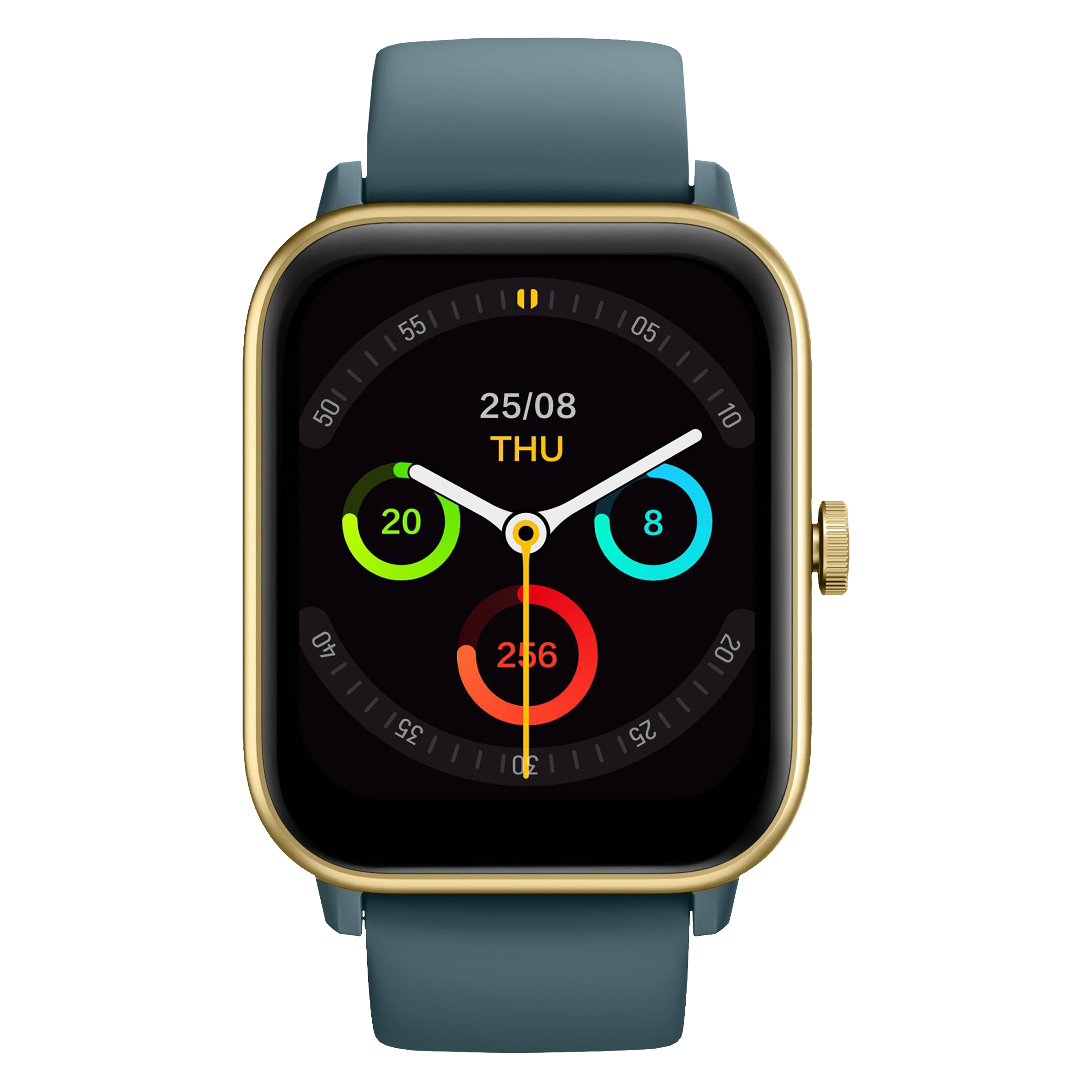 noise ColorFit Pro 4 Smartwatch with Bluetooth Calling (43.68mm TFT LCD Display, IP68 Water Resistant, Teal Blue Strap)_1