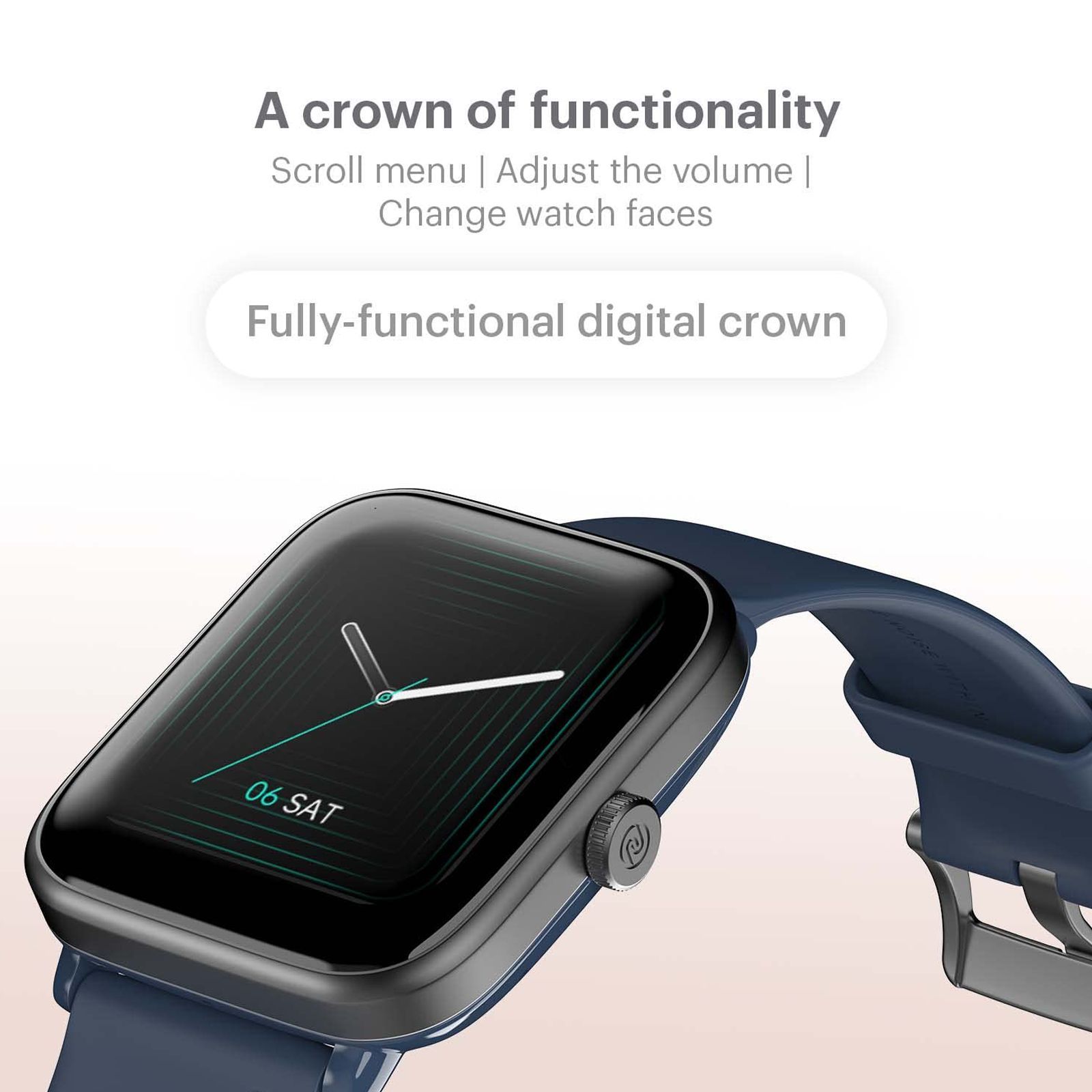 noise ColorFit Pro 4 Smartwatch with Bluetooth Calling (43.68mm TFT LCD Display, IP68 Water Resistant, Midnight Blue Strap)_7