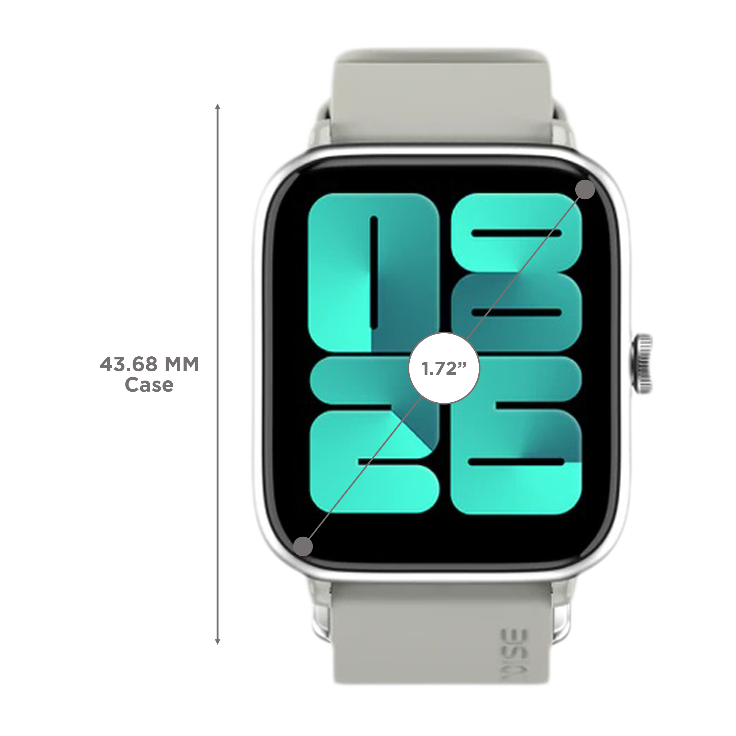 noise ColorFit Pro 4 Smartwatch with Bluetooth Calling (43.68mm TFT LCD Display, IP68 Water Resistant, Grey Strap)_3