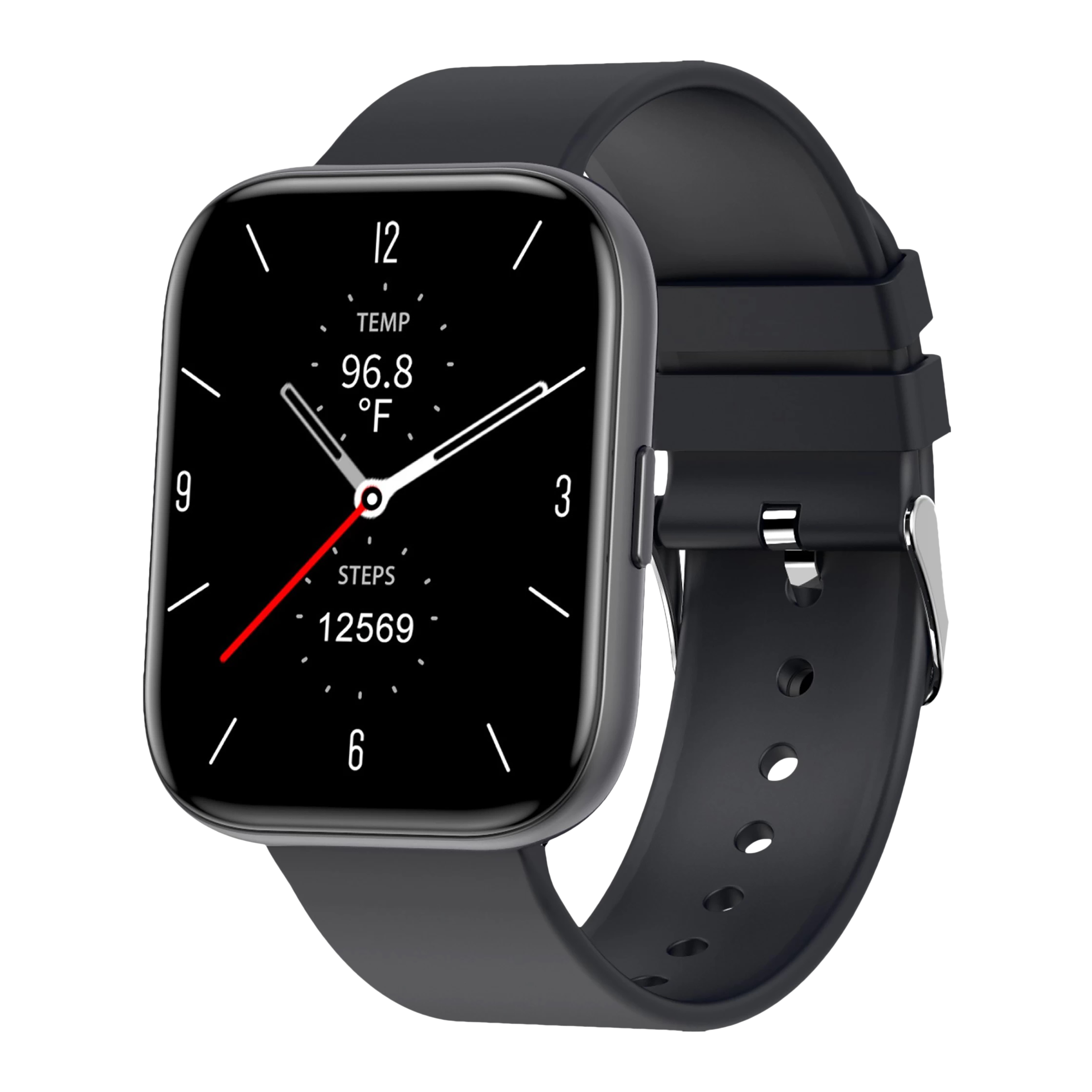 Fire-Boltt Mercury BSW006 Smartwatch with Camera & Music Control (45mm HD Display, IP67 Water Resistant, Black Strap)_4