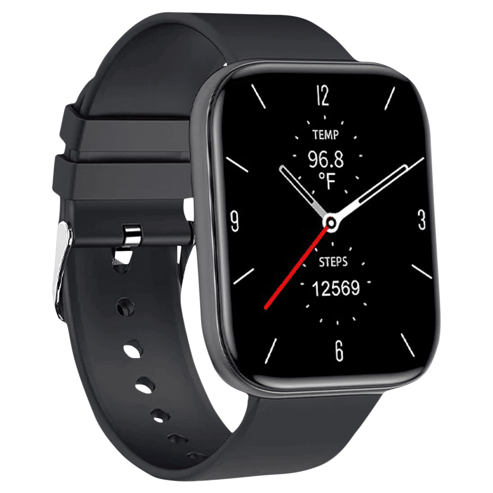 Fire-Boltt Mercury BSW006 Smartwatch with Camera & Music Control (45mm HD Display, IP67 Water Resistant, Black Strap)_5