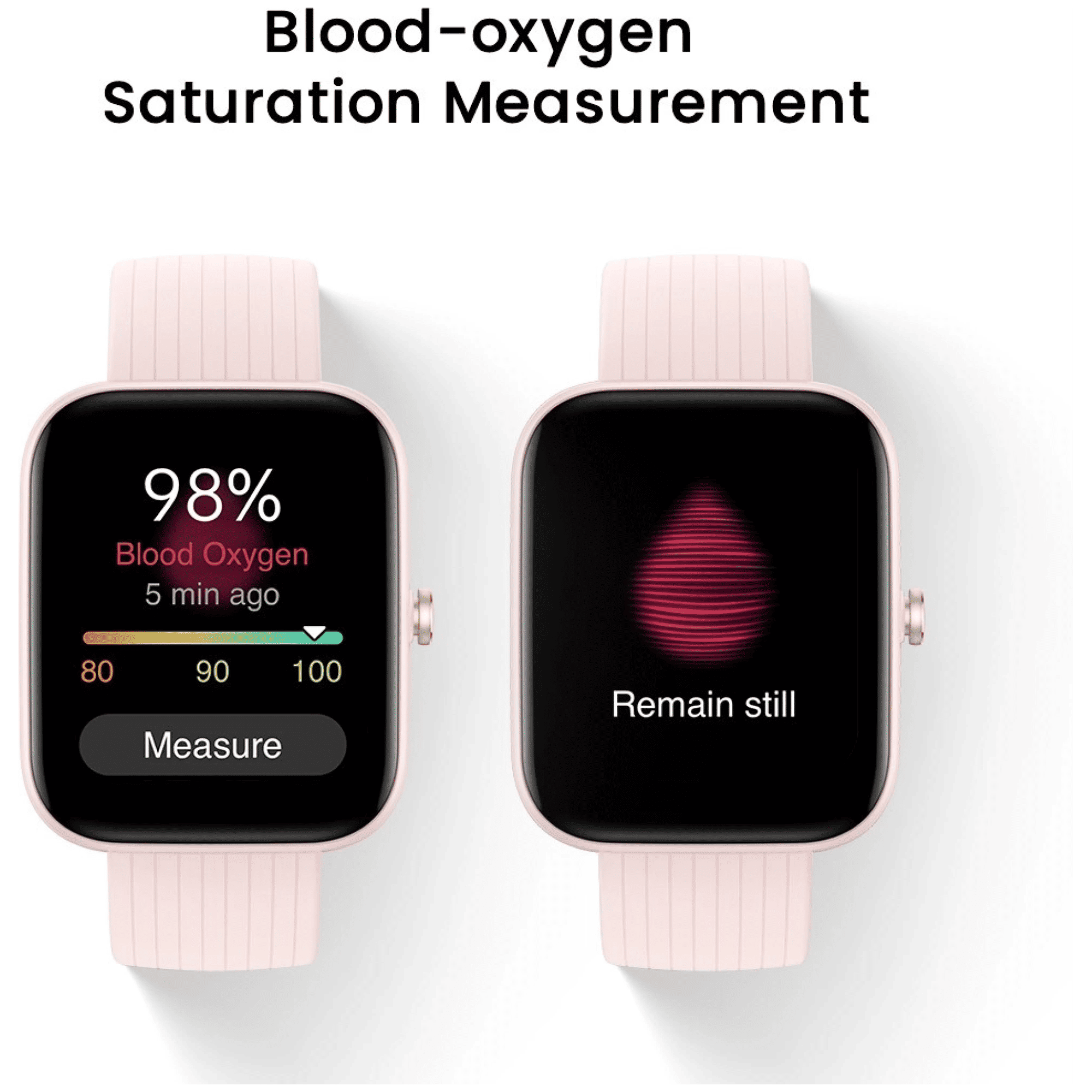 amazfit Bip 3 Pro Smartwatch with Activity Tracker (42.92mm TFT Display, 5ATM Water Resistant, Pink Strap)_6