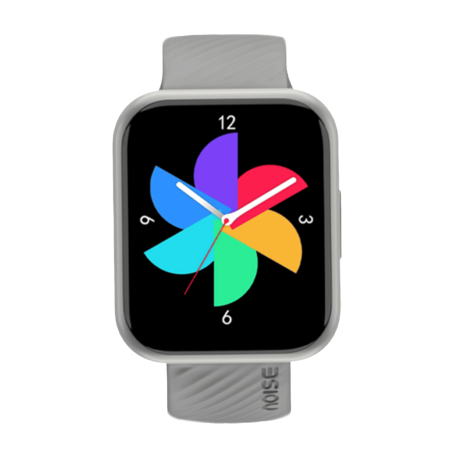 noise ColorFit Vision Buzz Smartwatch with Bluetooth Calling (44.45mm TFT LCD Display, Water Resistant, Grey Strap)_1