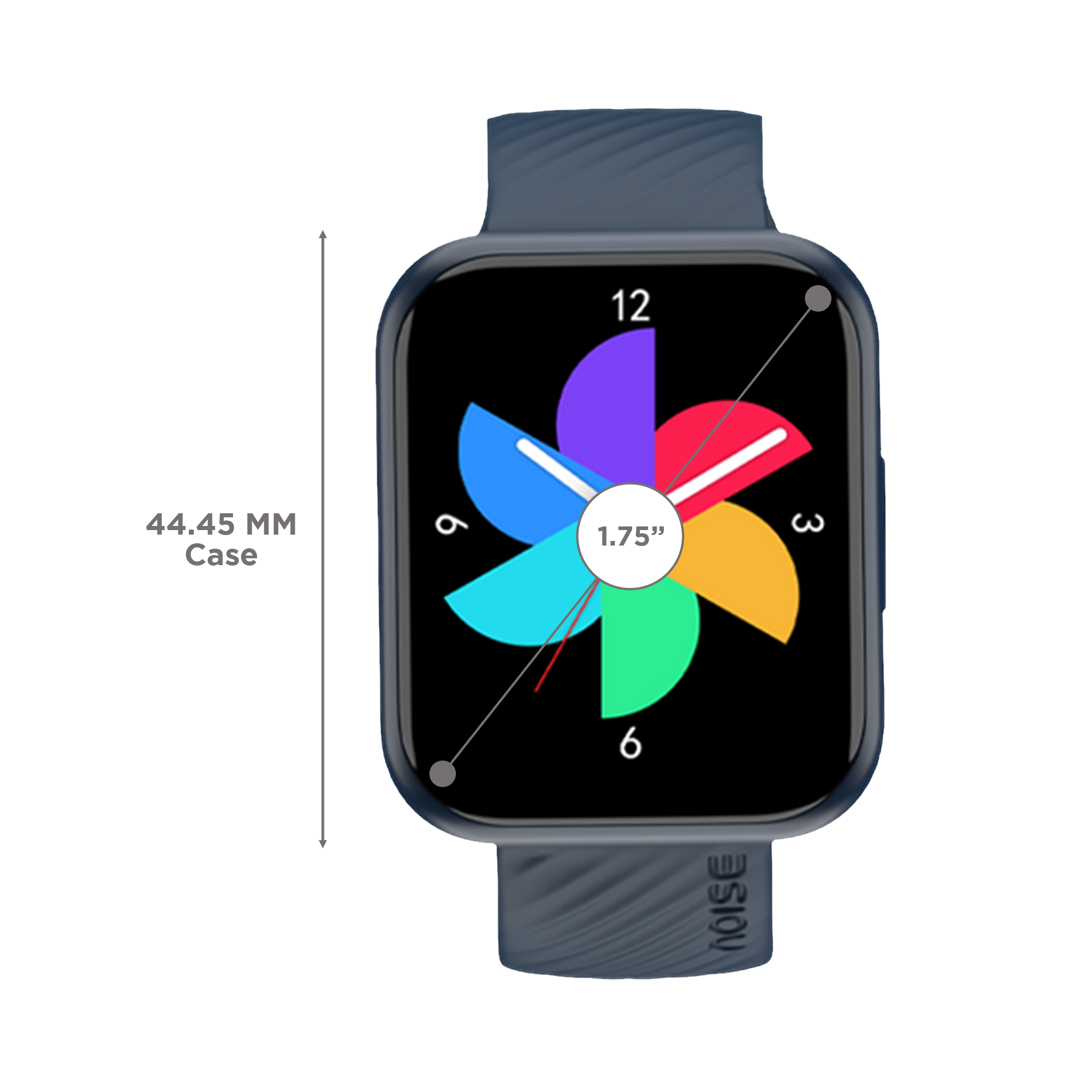 noise ColorFit Vision Buzz Smartwatch with Bluetooth Calling (44.45mm TFT LCD Display, Water Resistant, Blue Strap) noise ColorFit Vision Buzz Smartwatch with Bluetooth Calling (44.45mm TFT LCD Display, Water Resistant, Blue Strap)_3