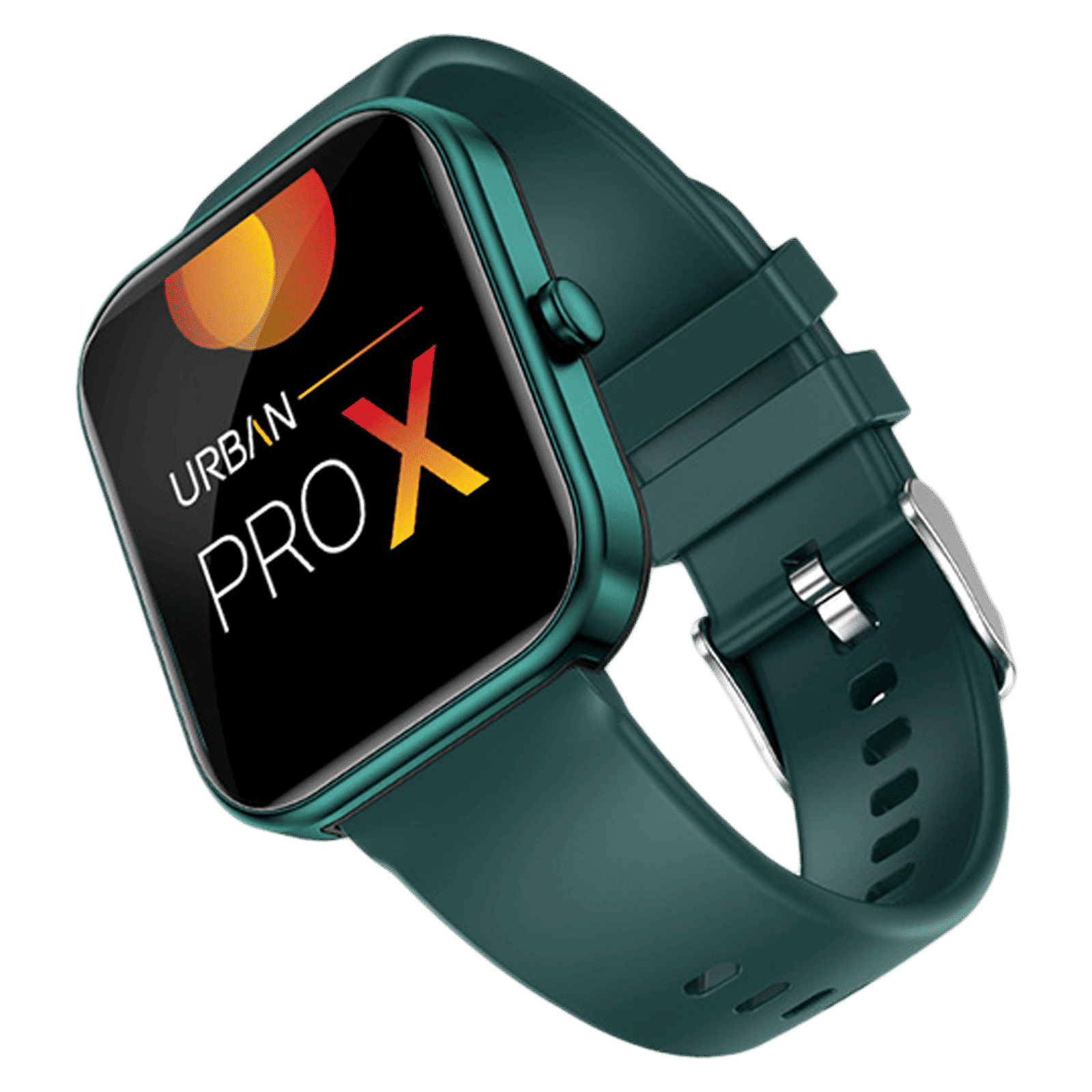 in base Urban PRO X Smartwatch with Bluetooth Calling (45.72mm IPS TFT Display, Water Resistant, Green Strap)_6