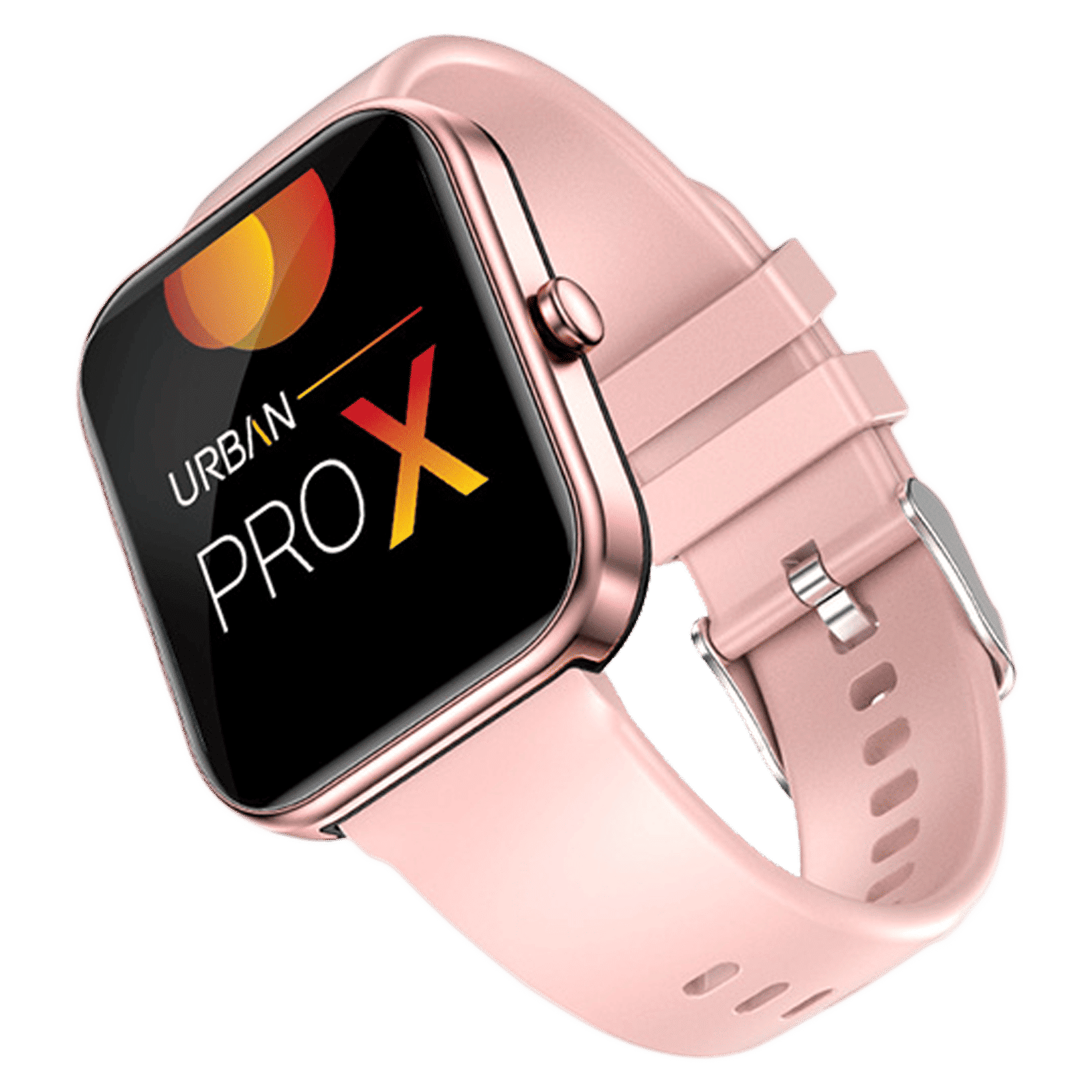 in base Urban PRO X Smartwatch with Bluetooth Calling (45.72mm IPS TFT Display, Water Resistant, Pink Strap)_6